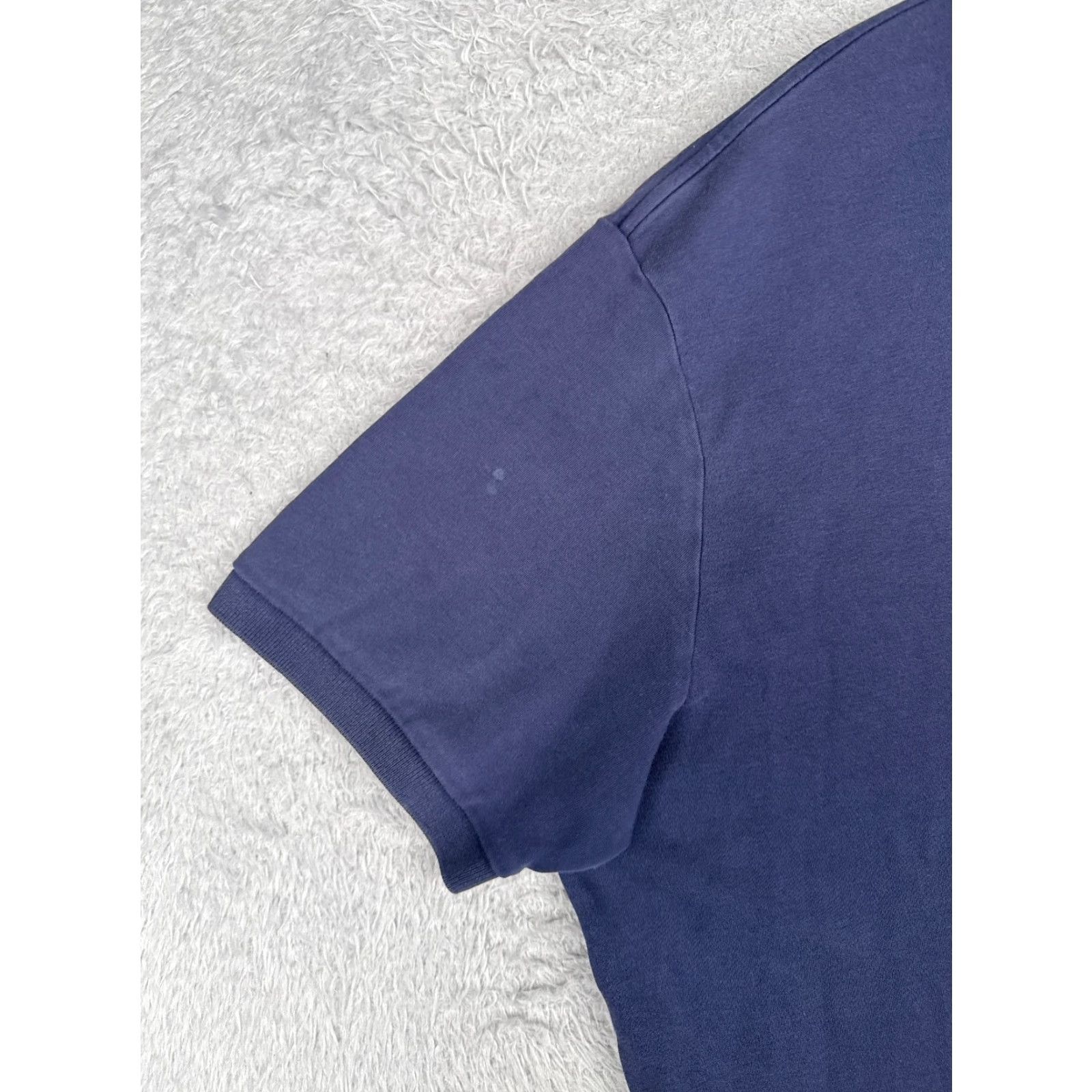 Ralph Lauren VINTAGE Ralph Lauren Shirt Men XL Blue Cotton Crew Pocket Logo T-Shirt Short Sleeve All Seasons Size US XL / EU 56 / 4 - 3 Thumbnail