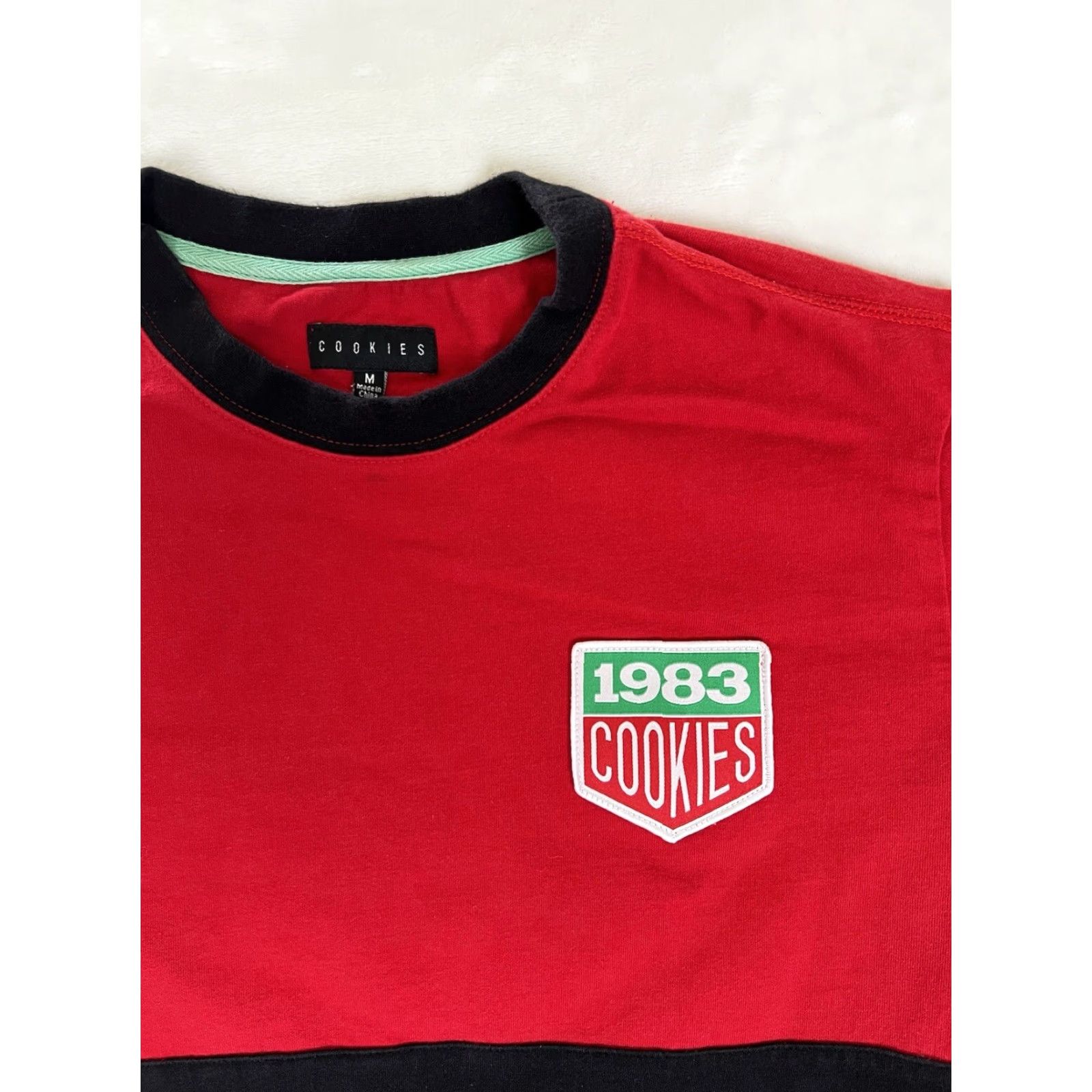 Doublet Cookies SF T-Shirt Med Red Double-Sided Embroidery Classic 90s Band Men Short Sleeve Size US M / EU 48-50 / 2 - 5 Thumbnail