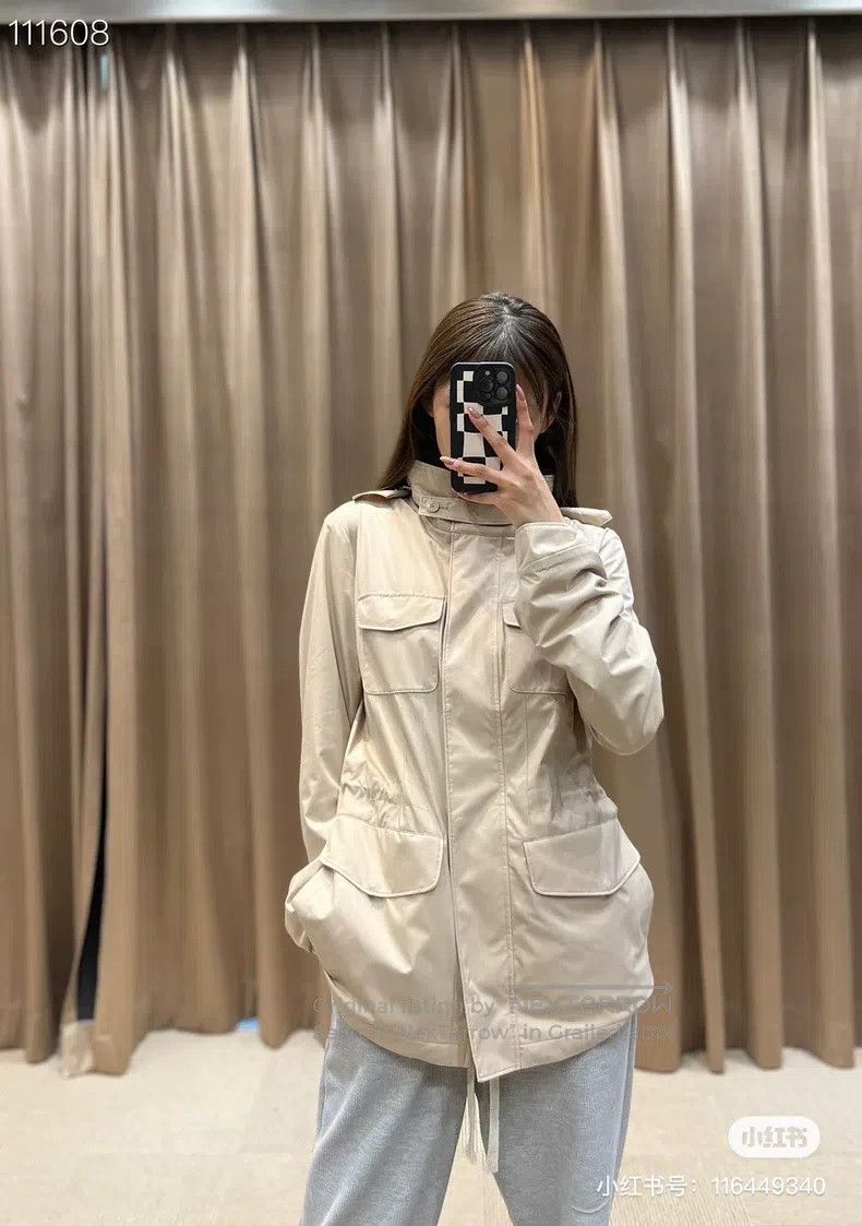 Loro Piana Loro Piana Classic Khaki Traveler Four Pocket Jacket Women Size L / US 10 / IT 46 - 9 Thumbnail