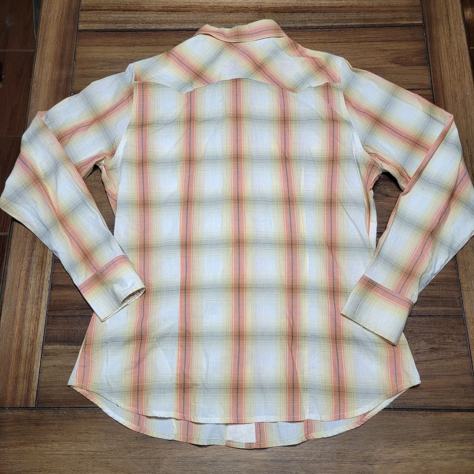 Roper Roper LS Pearl Snap Retro Classic Western Shirt - Size Large Size L / US 10 / IT 46 - 3 Thumbnail