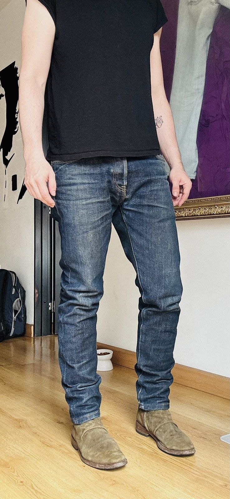 Iron Heart Iron Heart 777 21oz custom selvedge 32x30 tapered Size US 32 / EU 48 - 17 Thumbnail