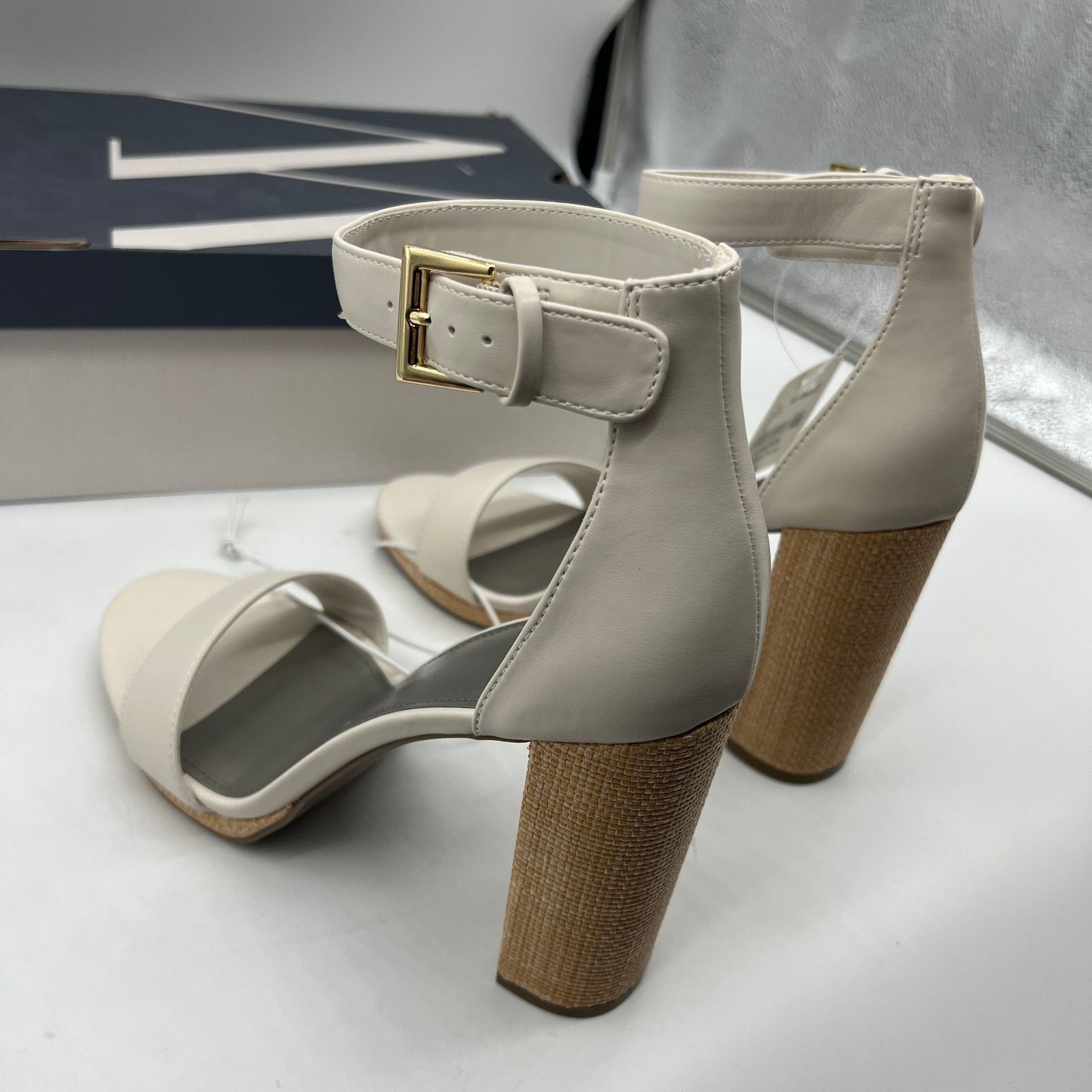 Other Worthington Womens Lynch Heeled Sandals Ivory Size US 10 / IT 40 - 9 Thumbnail