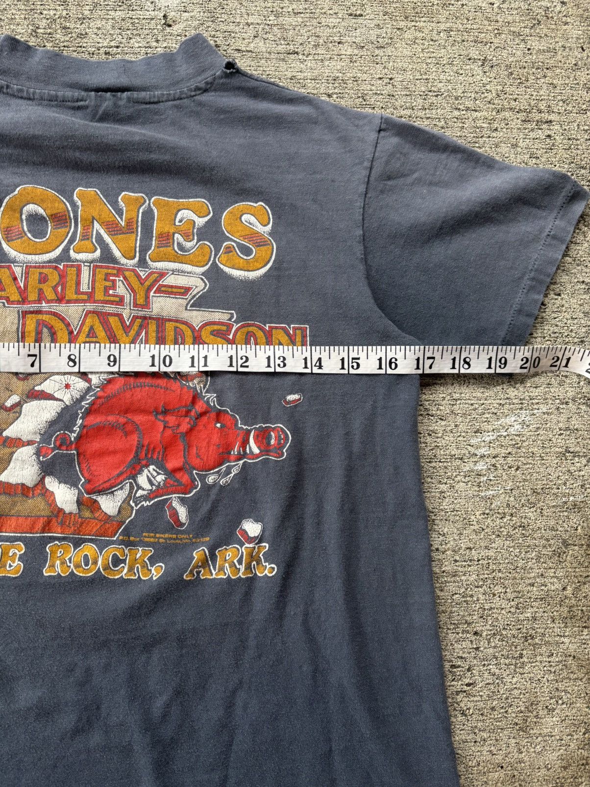 Harley Davidson Grail 80s Harley Davidson Flame T-Shirt “For Bikers Only” Size US S / EU 44-46 / 1 - 5 Thumbnail