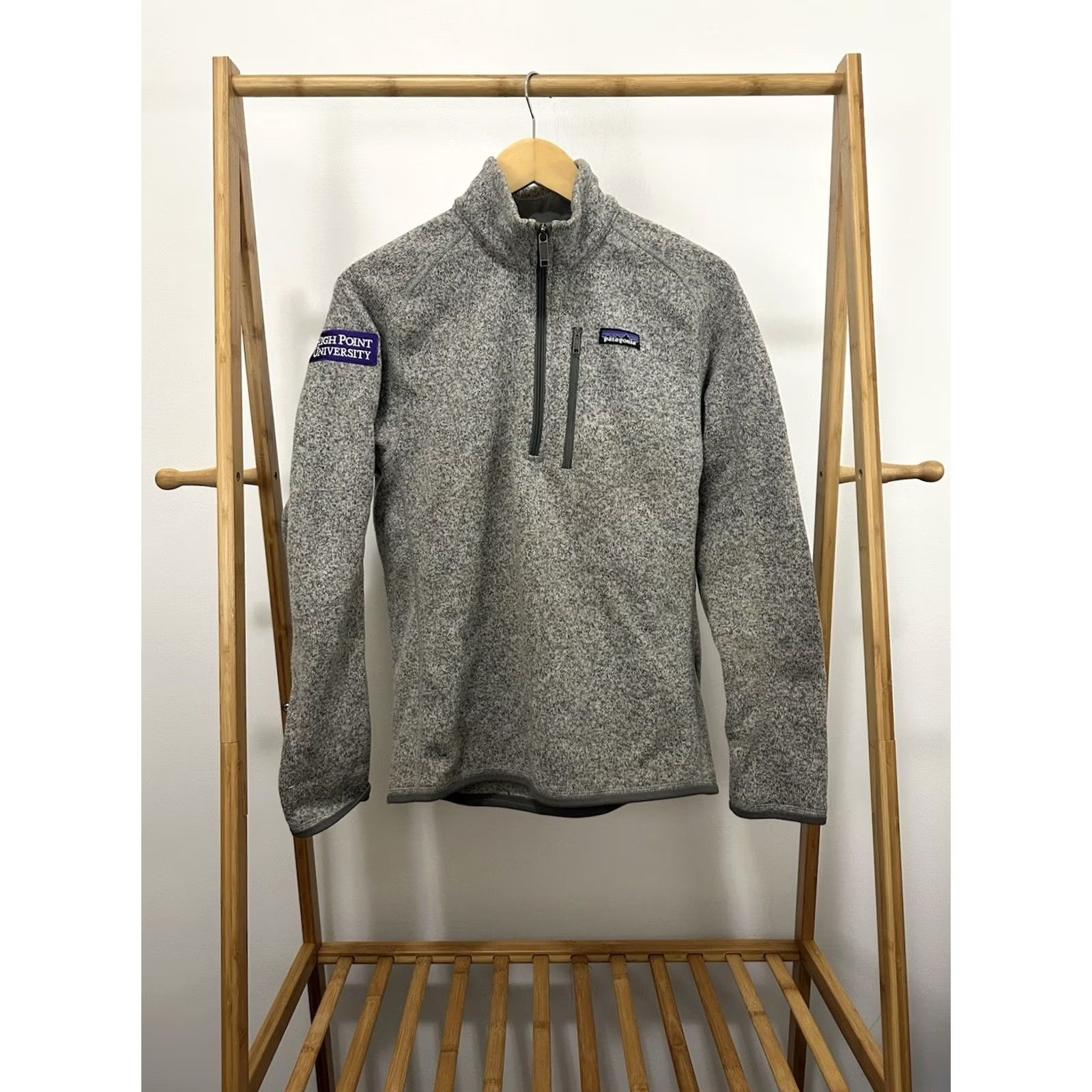 Patagonia Patagonia W’s Grey L Better Sweater Zip Fleece Pullover High Point University Shirt Womens Small Gray 90s? Size S / US 4 / IT 40 - 2 Thumbnail