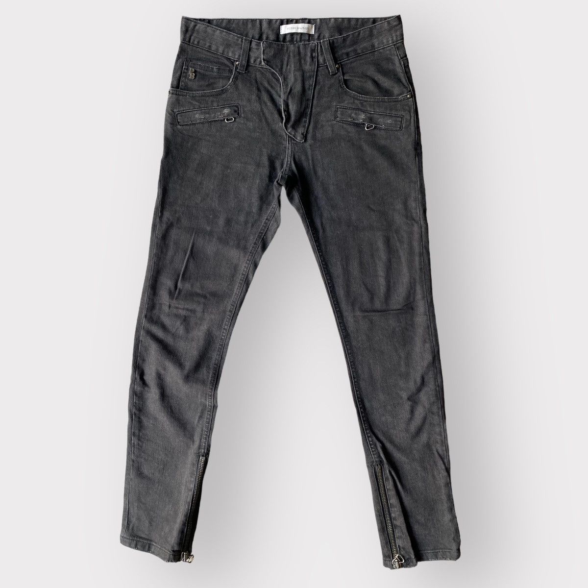 Balmain × Pierre Balmain Pierre Balmain Biker Jeans Size US 30 / EU 46 - 1 Thumbnail