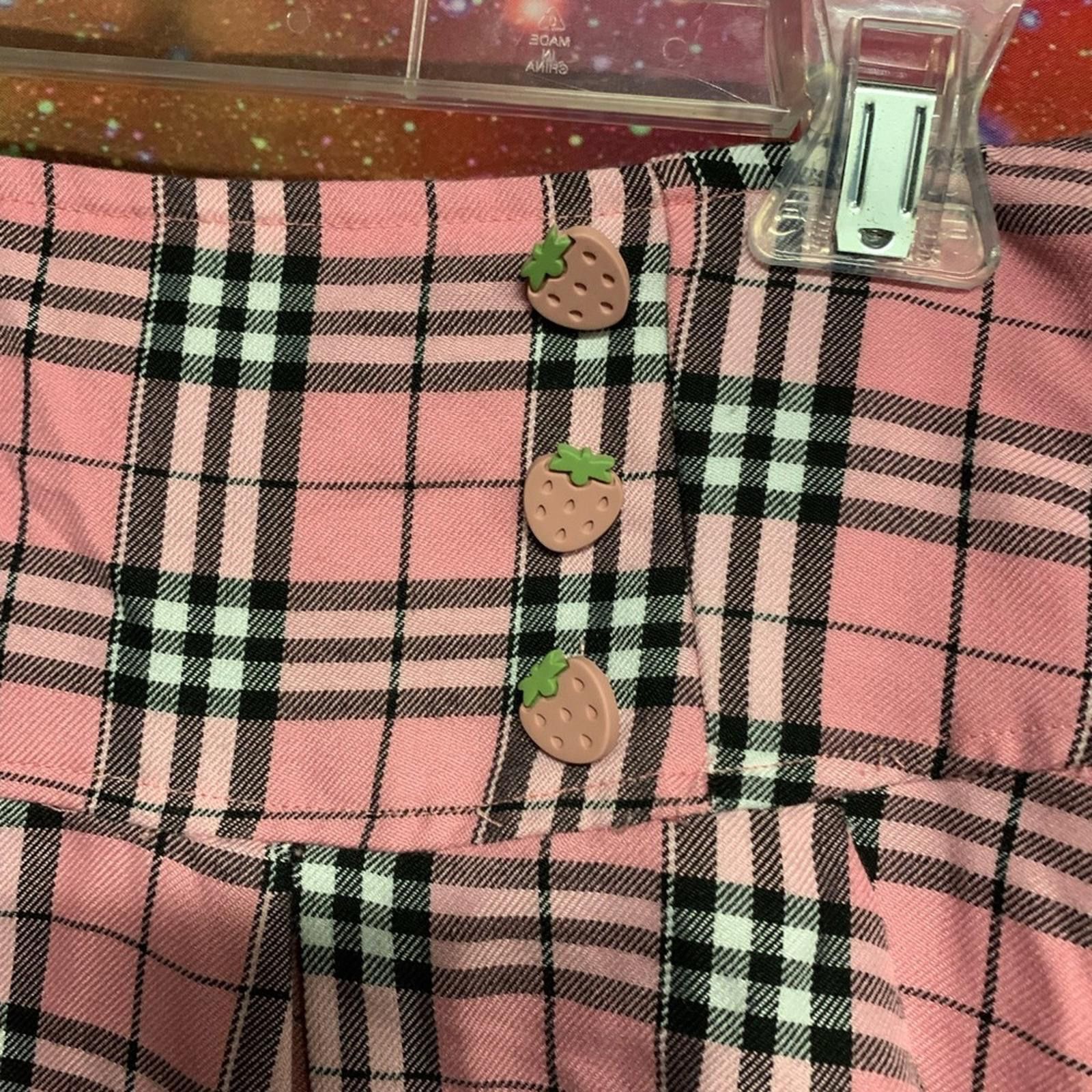 Hot Topic Hot Topic Pink Black Bubble Mini Skirt Size 28" / US 6 / IT 42 - 2 Thumbnail