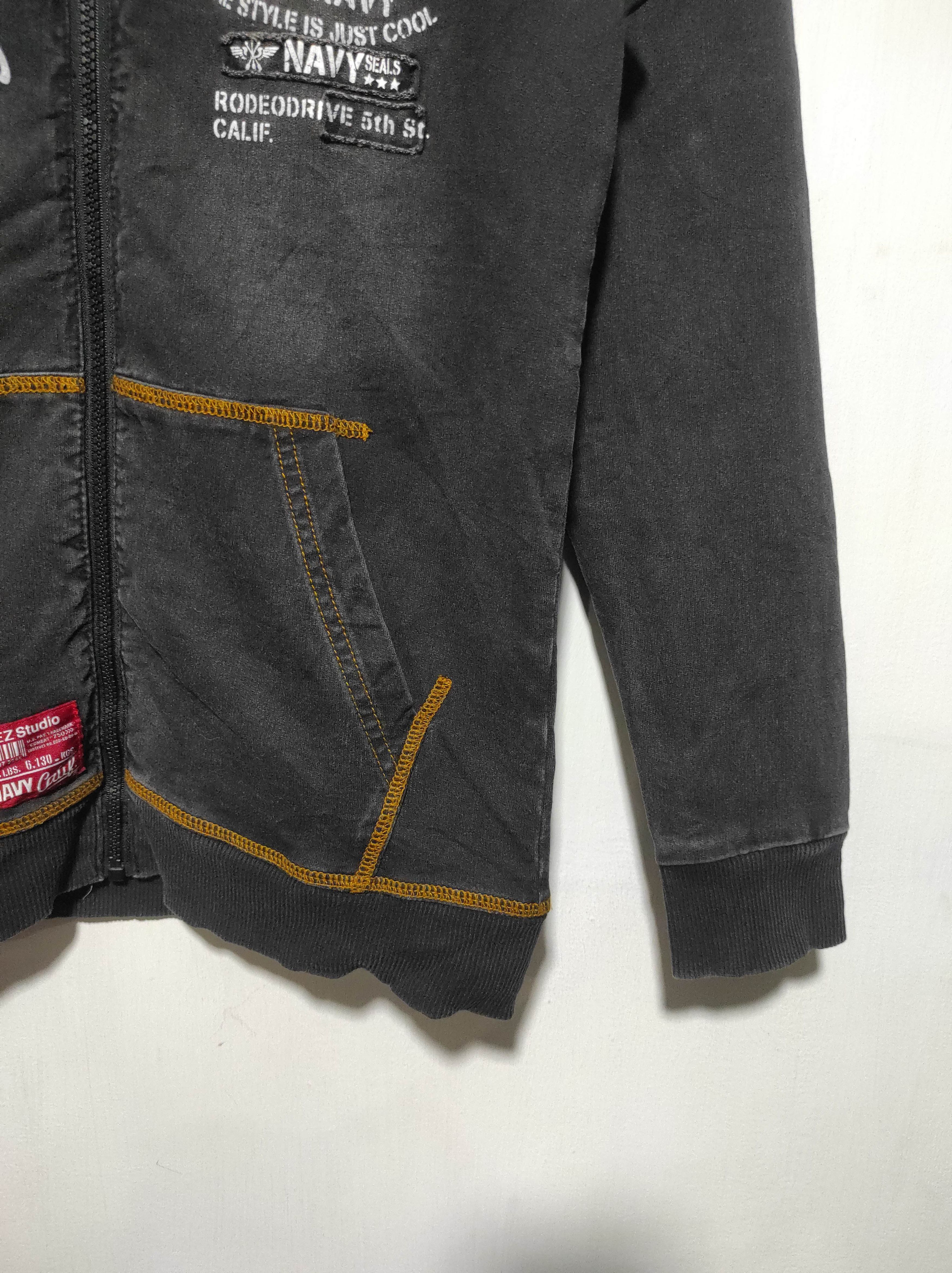 If Six Was Nine G-Rulez Black Wash Zipper Fur Hoodie i6w9 Lgb Style Size US XS / EU 42 / 0 - 9 Thumbnail