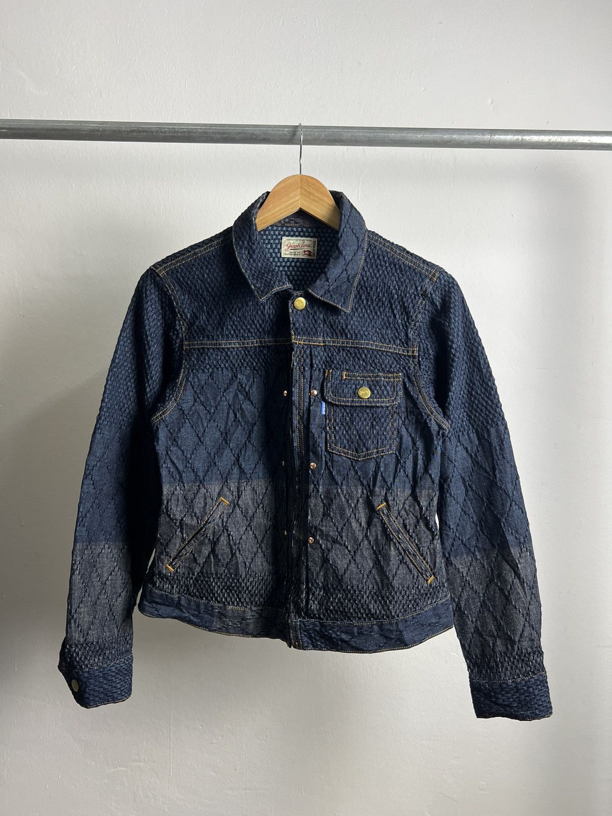 If Six Was Nine GraphZero "Kendo Denim" Okayama Bikers Jackets Size US L / EU 52-54 / 3 - 1 Thumbnail