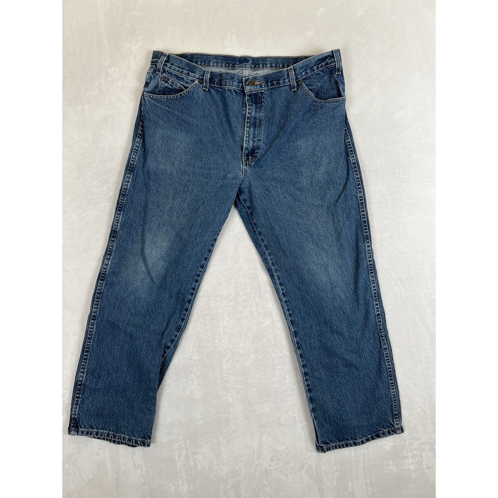 Dickies Vintage Dickies Blue Denim Jeans Size 36x30 Straight Leg Wor Size US 36 / EU 52 - 2 Thumbnail