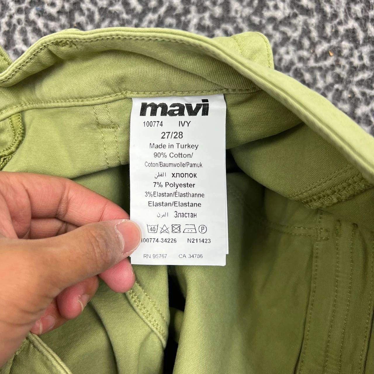 Mavi Mavi Ivy Jeans Women 27x28 Mid Rise Slim Cargo Pants Denim Size 27" / US 4 / IT 40 - 3 Thumbnail