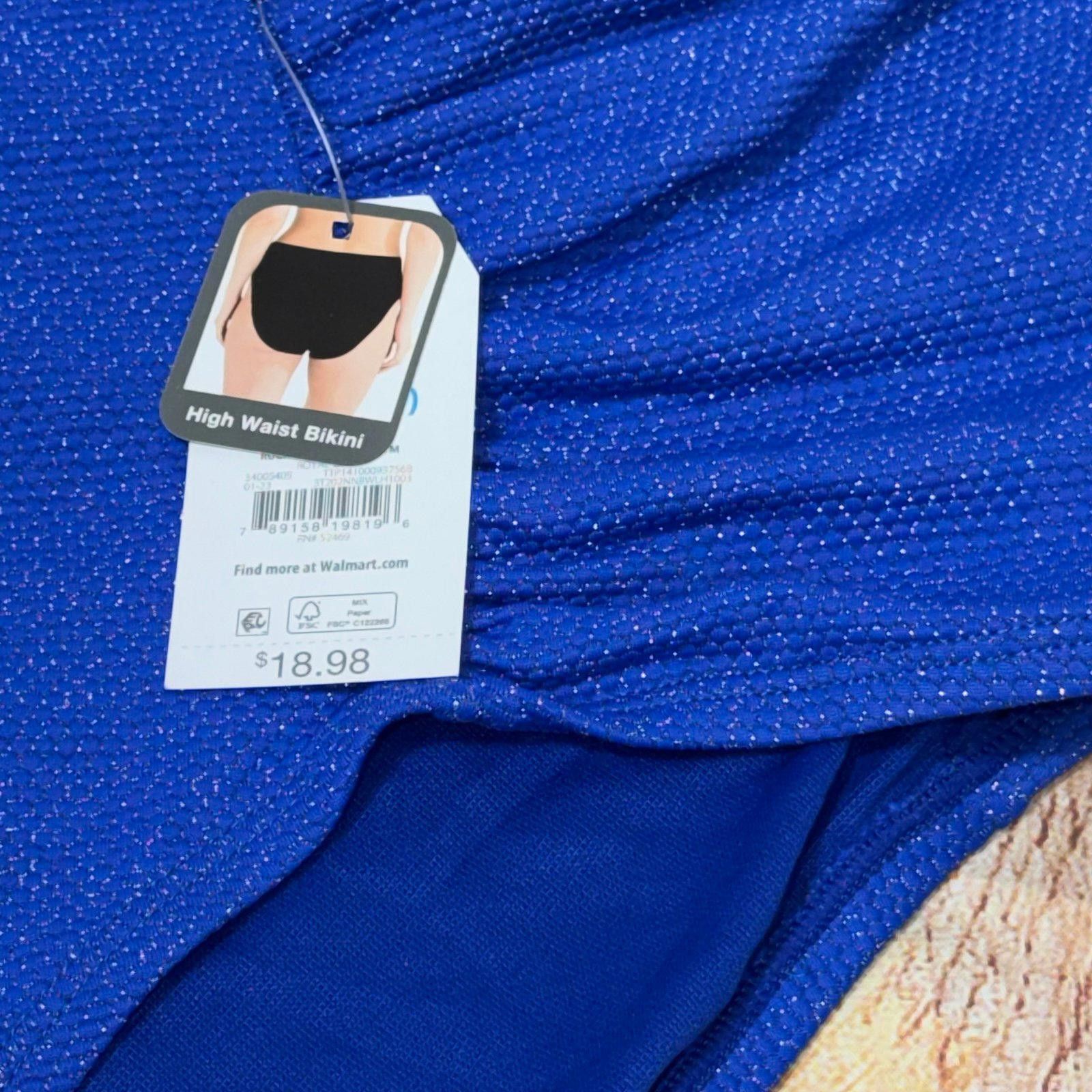 Other Time & Tru 3X High Waist Bikini Bottom NWT Size ONE SIZE - 3 Thumbnail