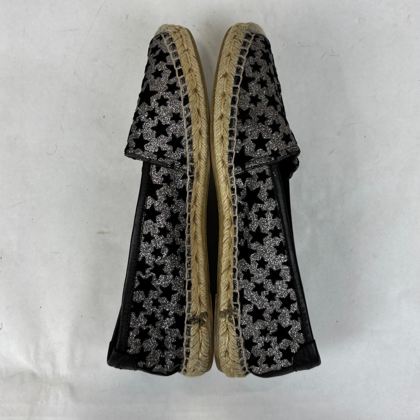 Saint Laurent Paris Saint Laurent Glitter Star Espadrilles Women's 41 US 11 Size US 11 / IT 41 - 7 Thumbnail