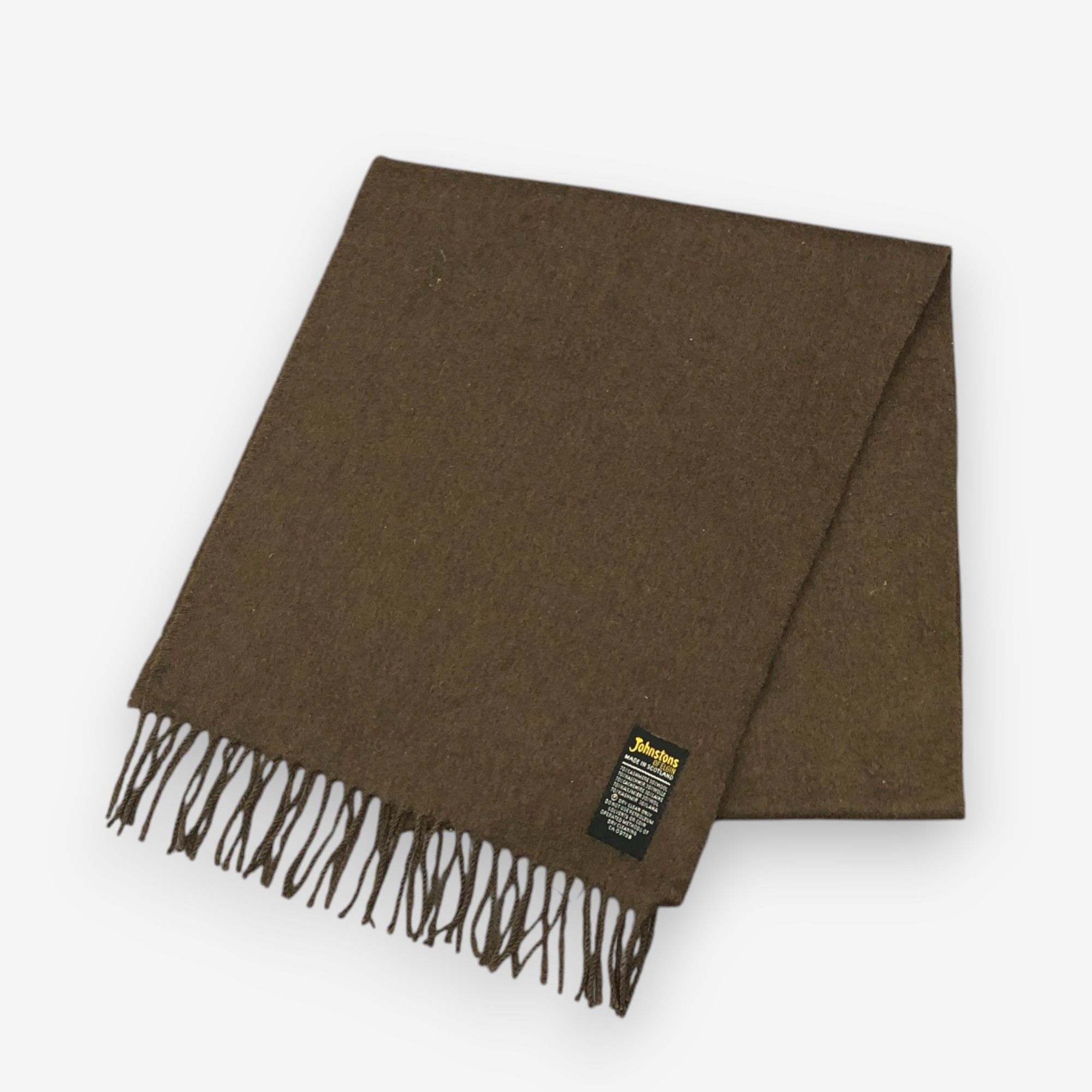 Johnstons Of Elgin Vintage Johnstons Scarf Muffler Wool Fringe Scarves Size ONE SIZE - 3 Thumbnail
