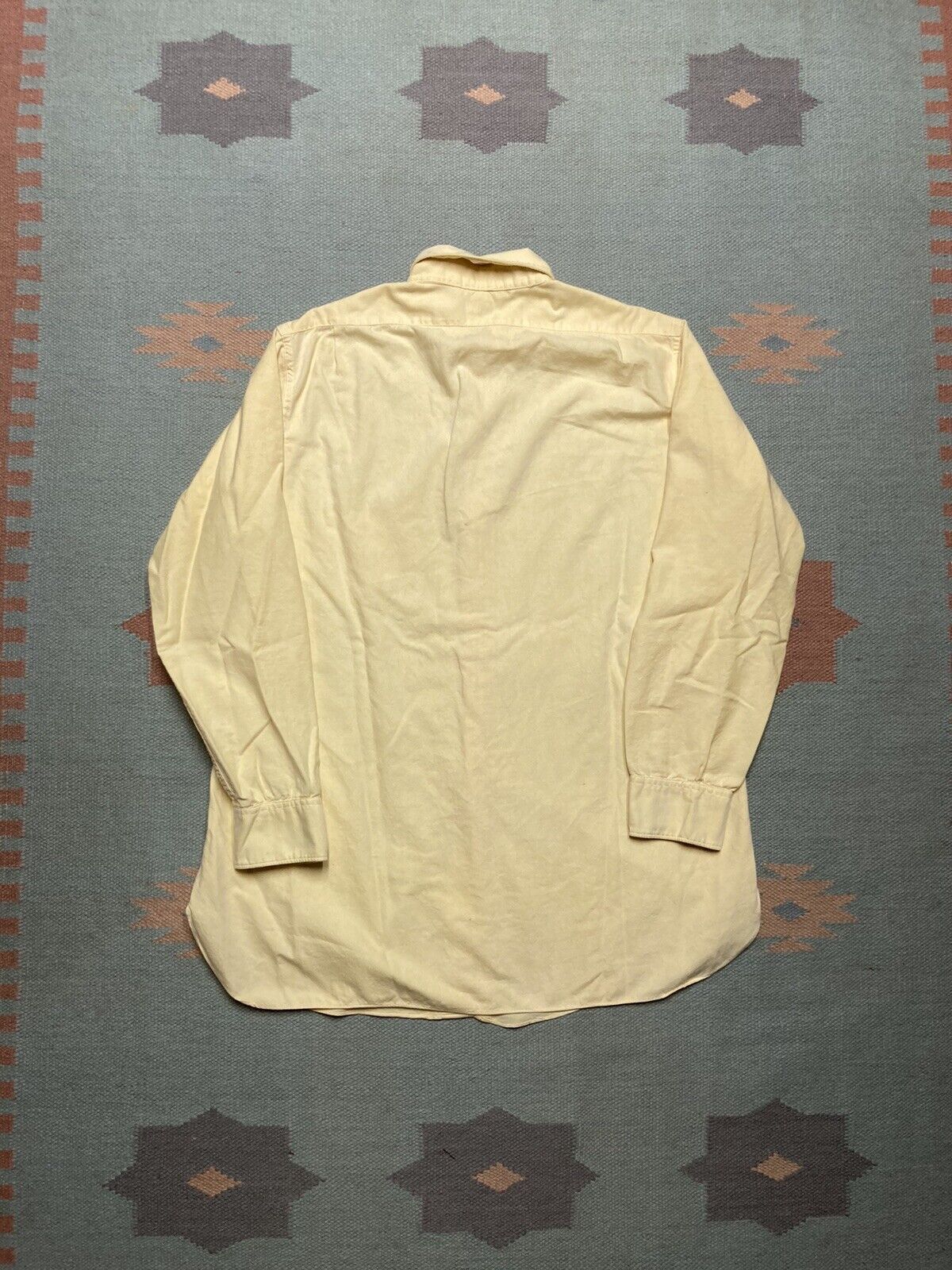 Vintage 40s Oxford shirt six button gussets yorke sanforized 15 1/2 Size US L / EU 52-54 / 3 - 2 Thumbnail