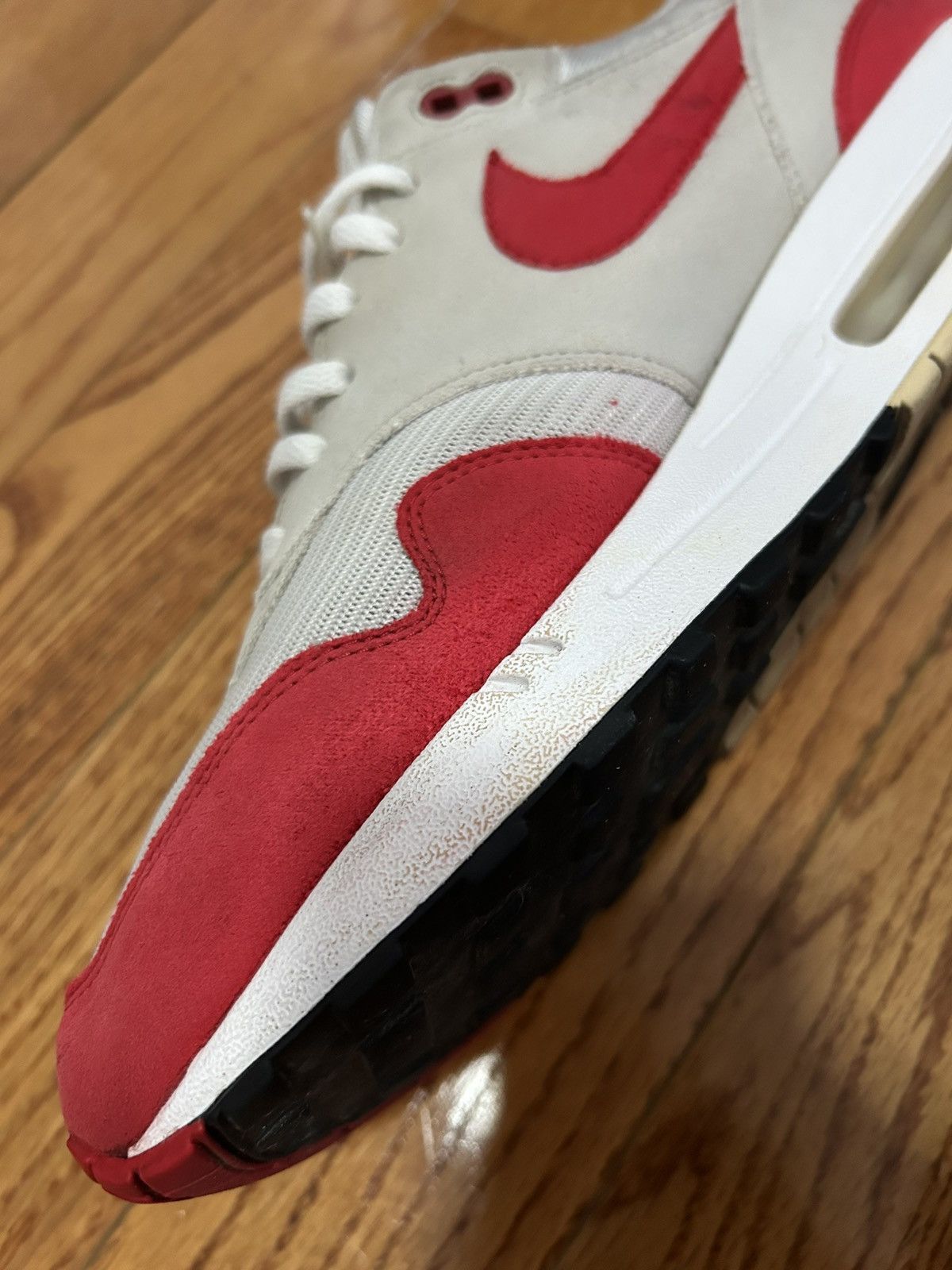 Nike Nike Air Max 1 Anniversary Red Size US 12 / EU 45 - 7 Thumbnail