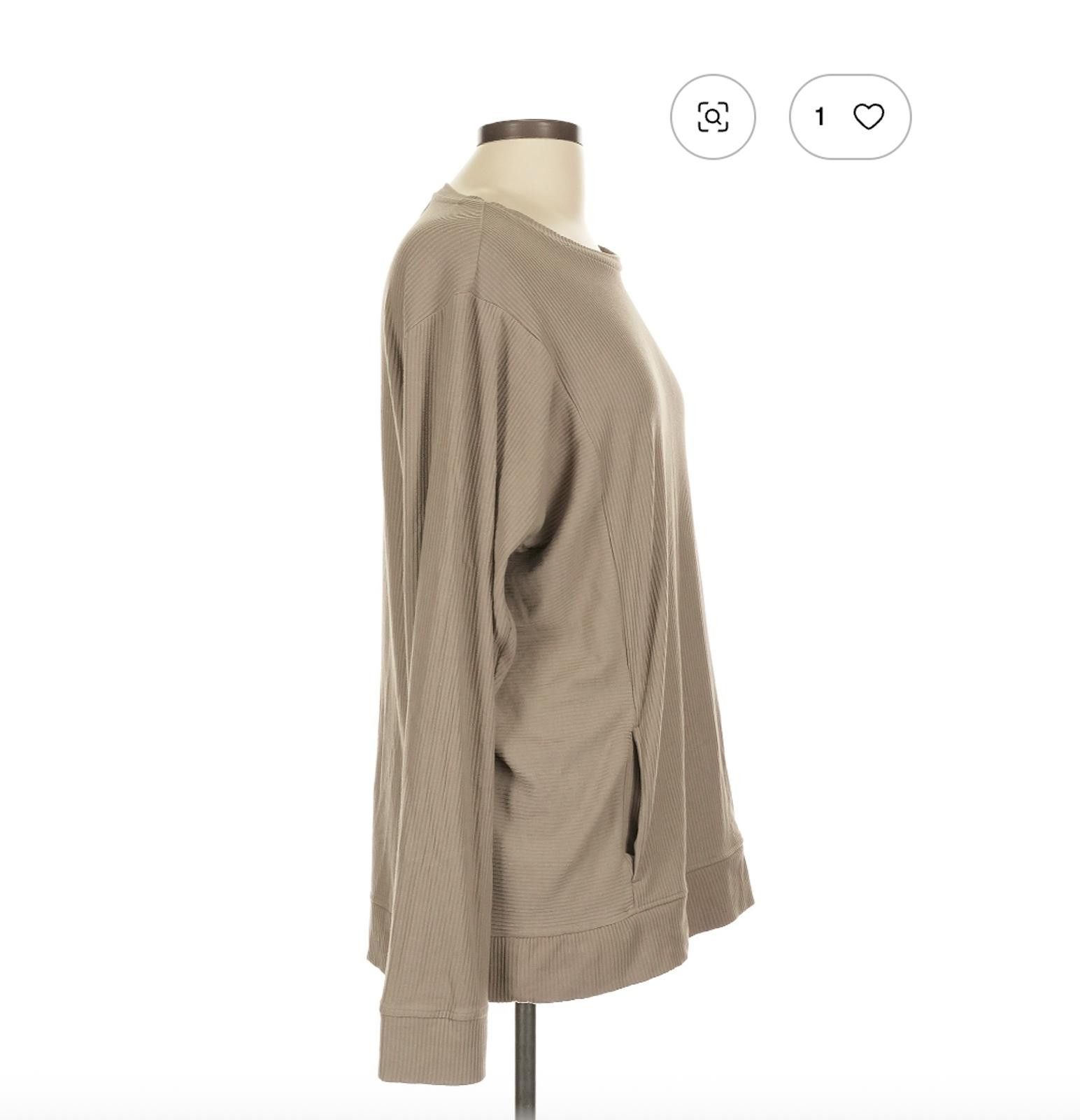 Other Tommy John Size L Long Sleeve T-Shirt Tan Size L / US 10 / IT 46 - 3 Thumbnail