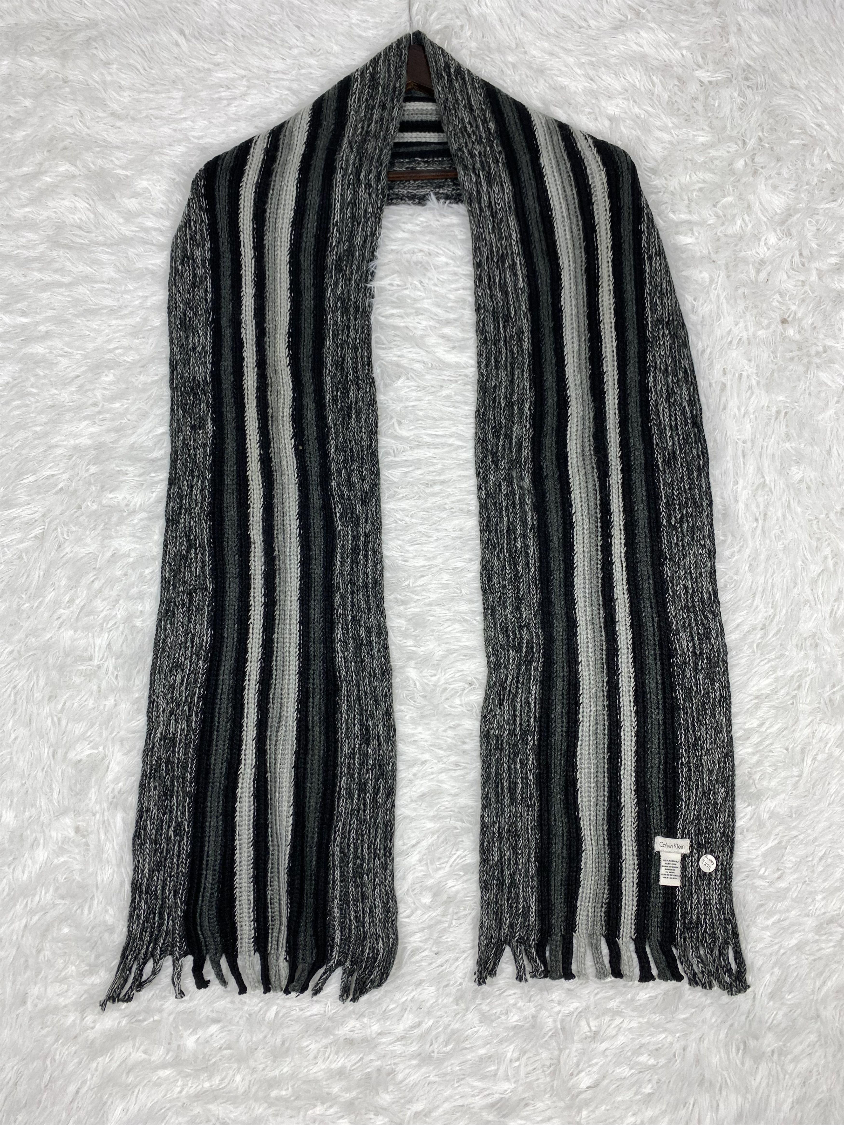 Calvin Klein × Vintage Vintage Calvin Klein Scarf / Muffler Neckwear PM0108 Size ONE SIZE - 6 Thumbnail