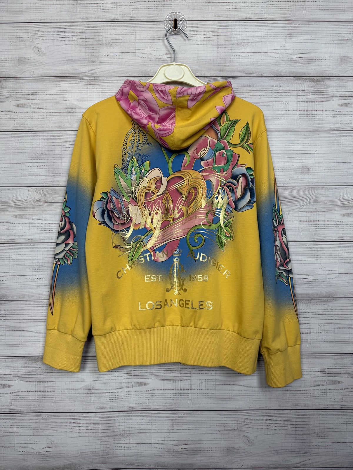Christian Audigier Vintage Y2K Christian Audigier Hoodie Size US M / EU 48-50 / 2 - 2 Thumbnail