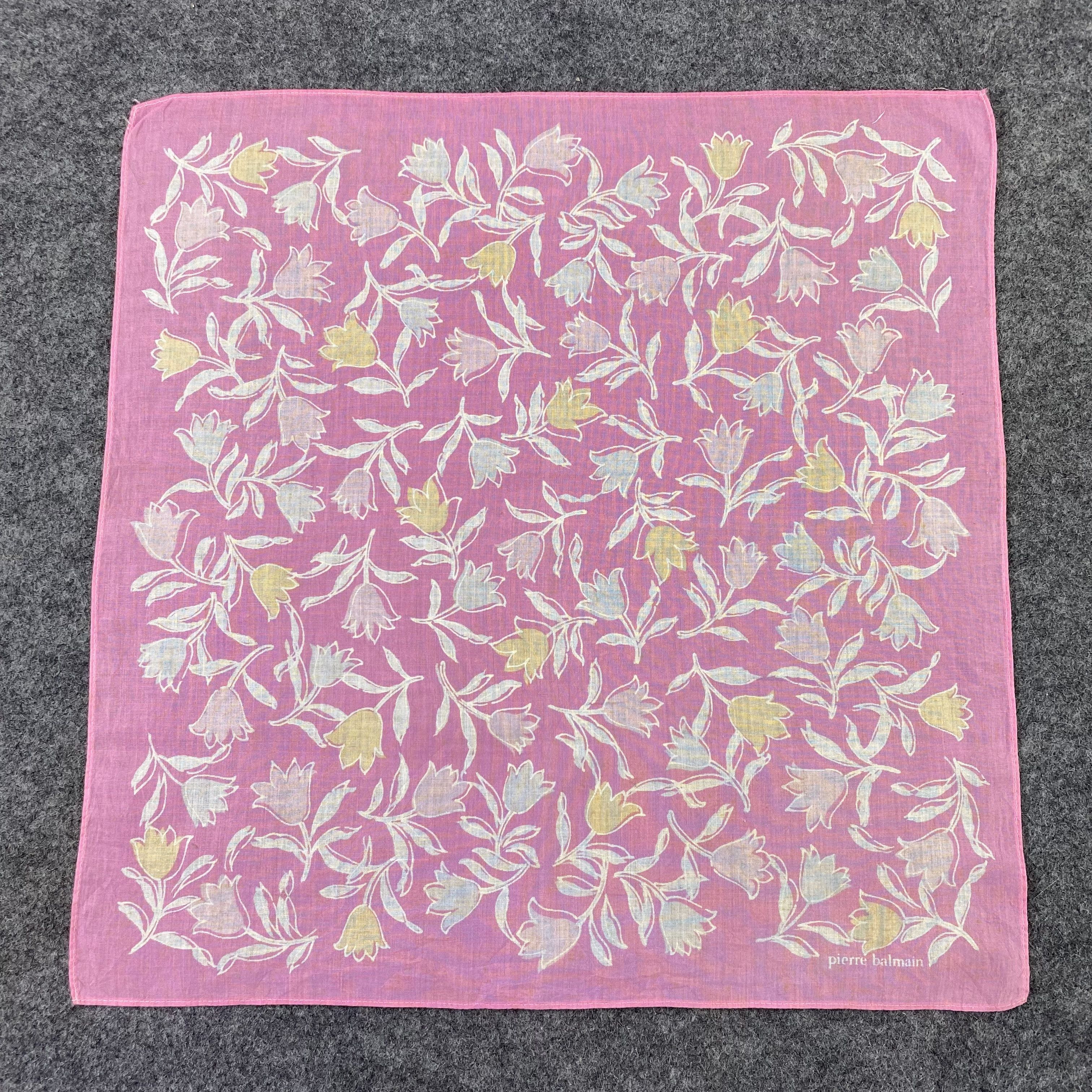 Pierre Balmain Pierre Balmain Handkerchief / Bandana / Neckerchief-B518 Size ONE SIZE - 3 Thumbnail