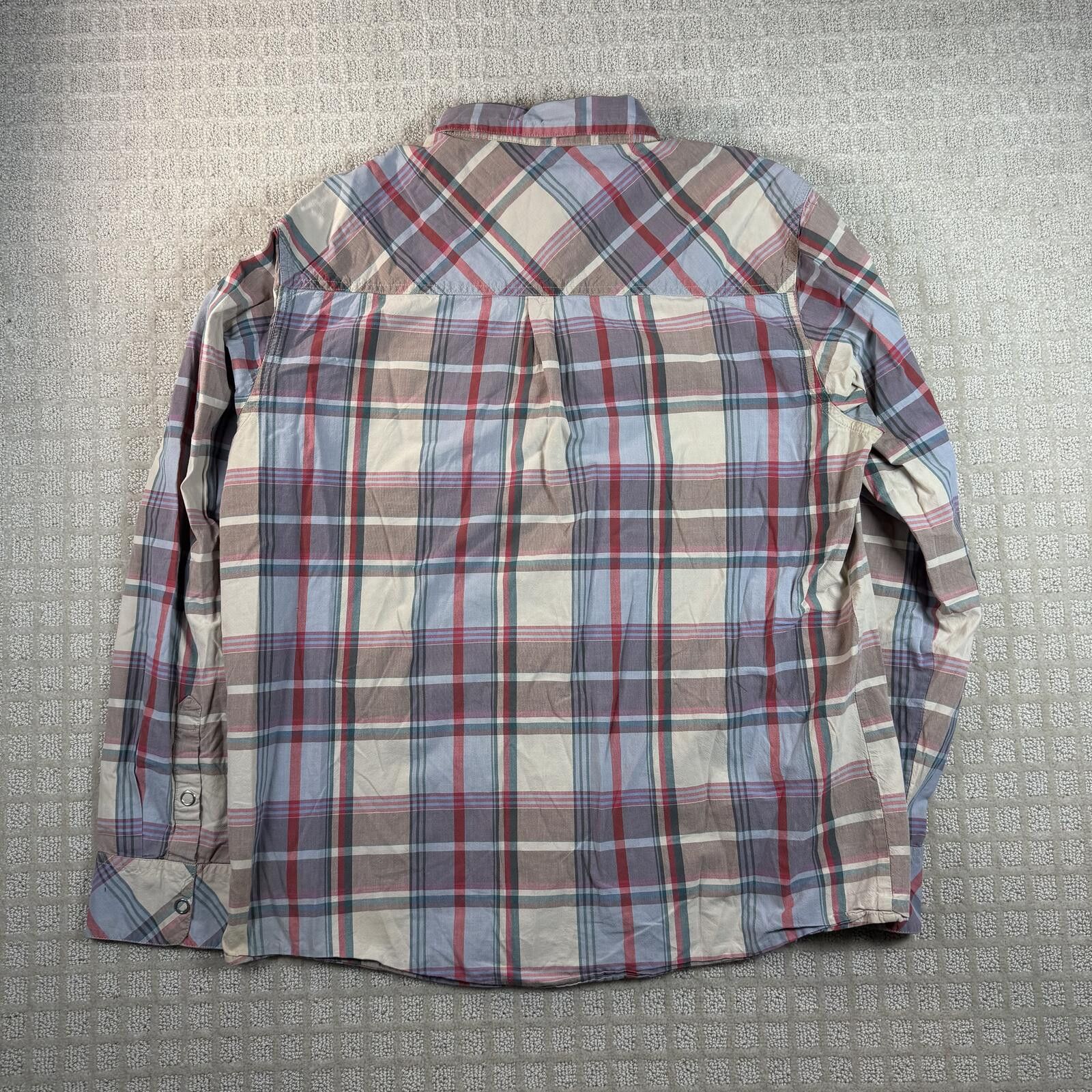 Other Weird Fish Plaid Button Up Long Sleeve Shirt 2XL Size US XXL / EU 58 / 5 - 7 Thumbnail