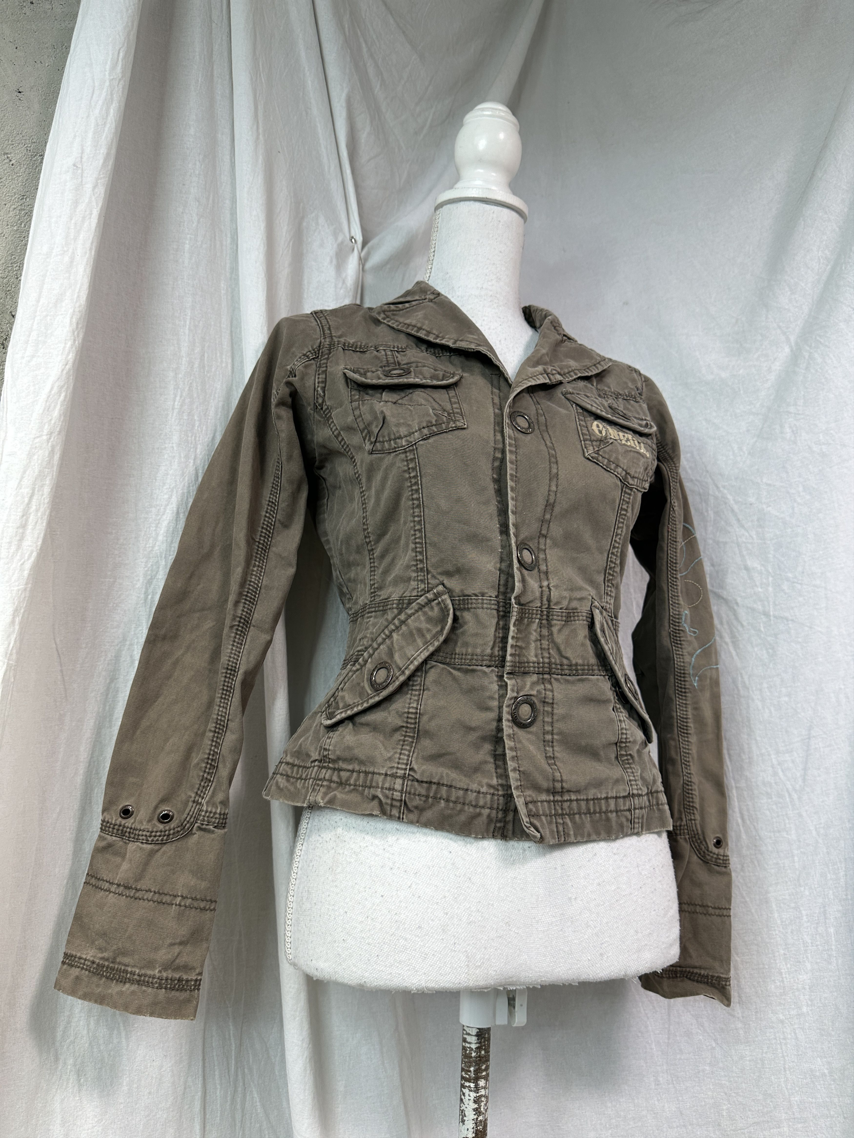 O'Neill Vintage Avant Garde Utility Military Styled oNeil Jacket 00s Size XS / US 0-2 / IT 36-38 - 1 Thumbnail