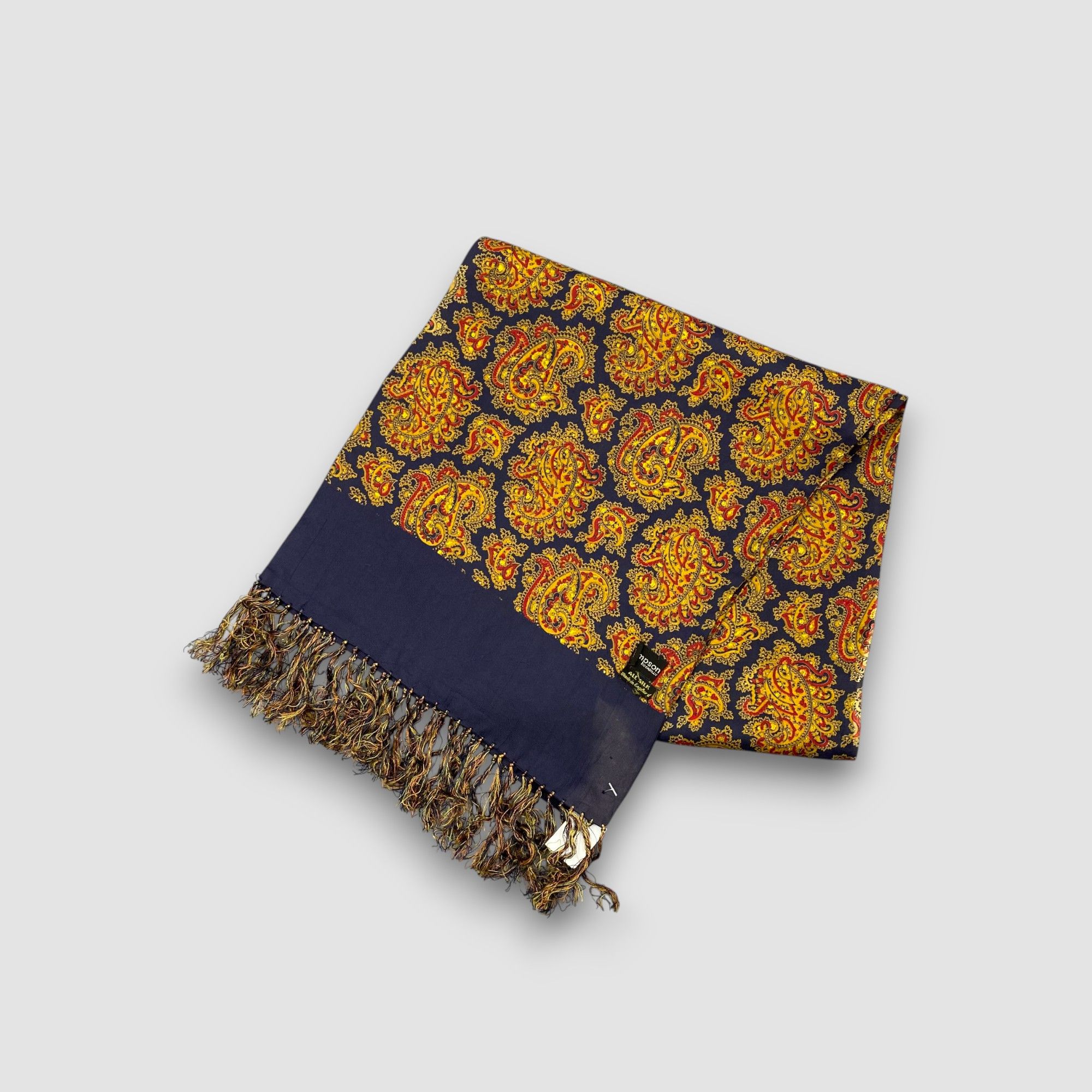 The Simpsons Vintage Simpson Scarf Muffler Silk Cashmere Scarves Size ONE SIZE - 3 Thumbnail