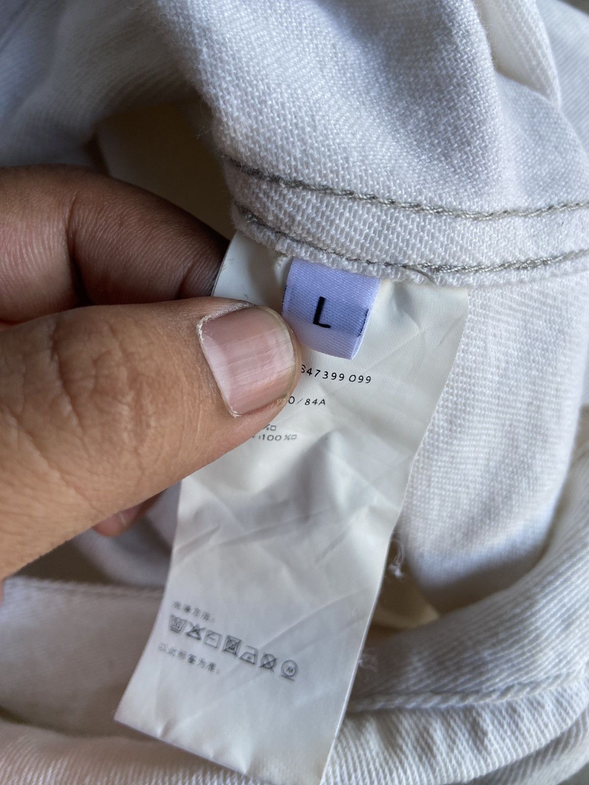 Maison Margiela SS2020 Maison Margiela Off White Denim Oversized Jacket Size US L / EU 52-54 / 3 - 9 Thumbnail