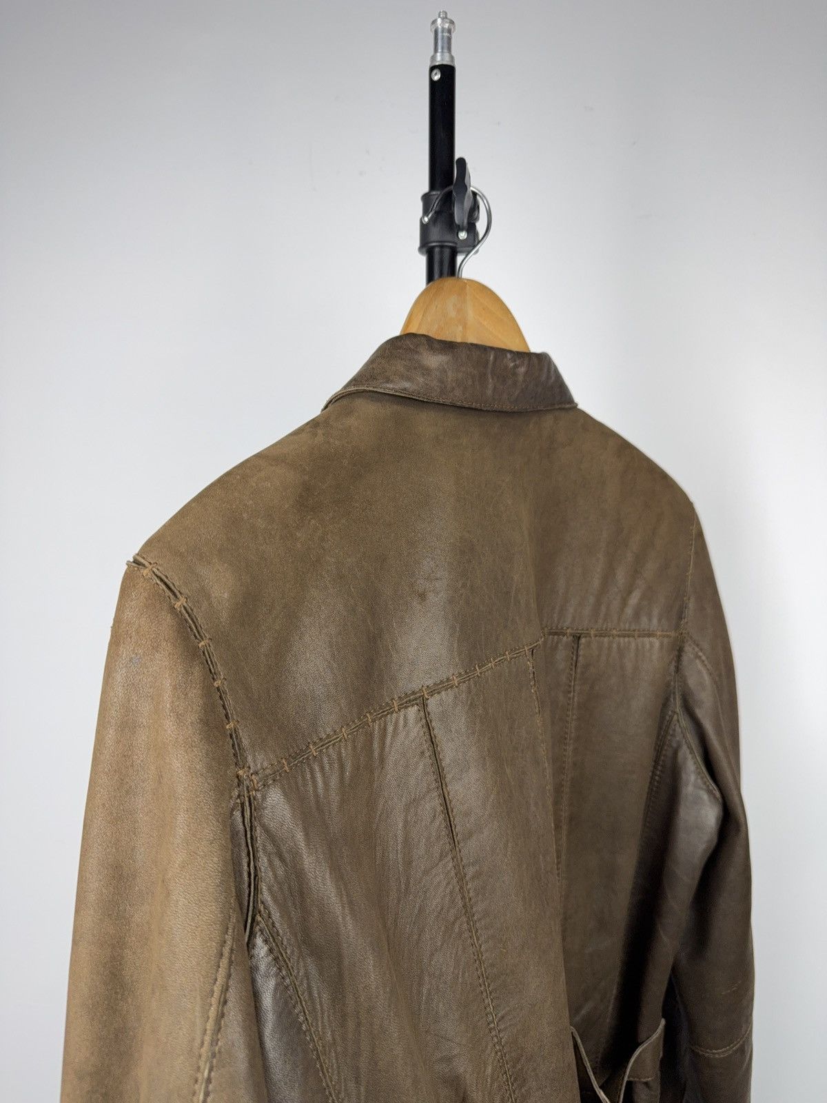 Genuine Leather Vintage Luxury Archive David Moore Brown Leather Jacket 46 Size US S / EU 44-46 / 1 - 15 Thumbnail