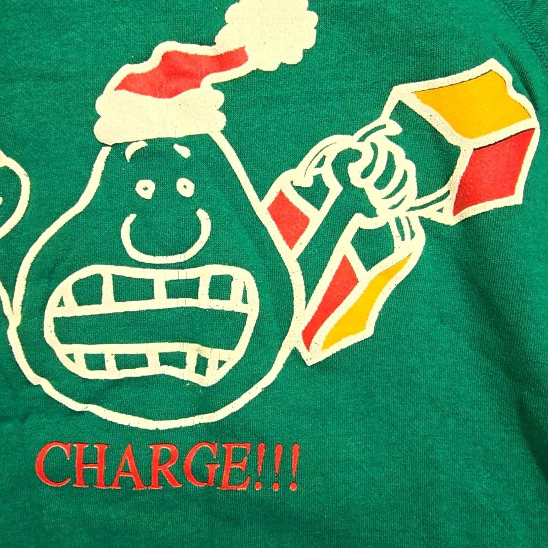 Vintage Vintage Shopping Sweatshirt Graphic Green Christmas 90s XL Size XL / US 12-14 / IT 48-50 - 4 Thumbnail