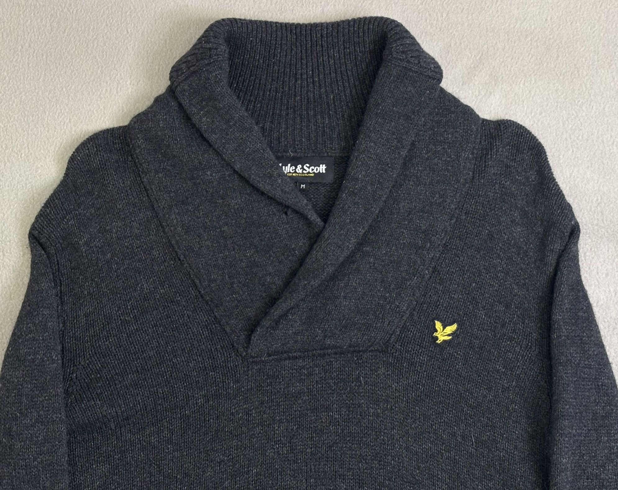 Lyle & Scott Lyle Scott turtleneck sweater 100% Lambswool size M Size US M / EU 48-50 / 2 - 6 Thumbnail