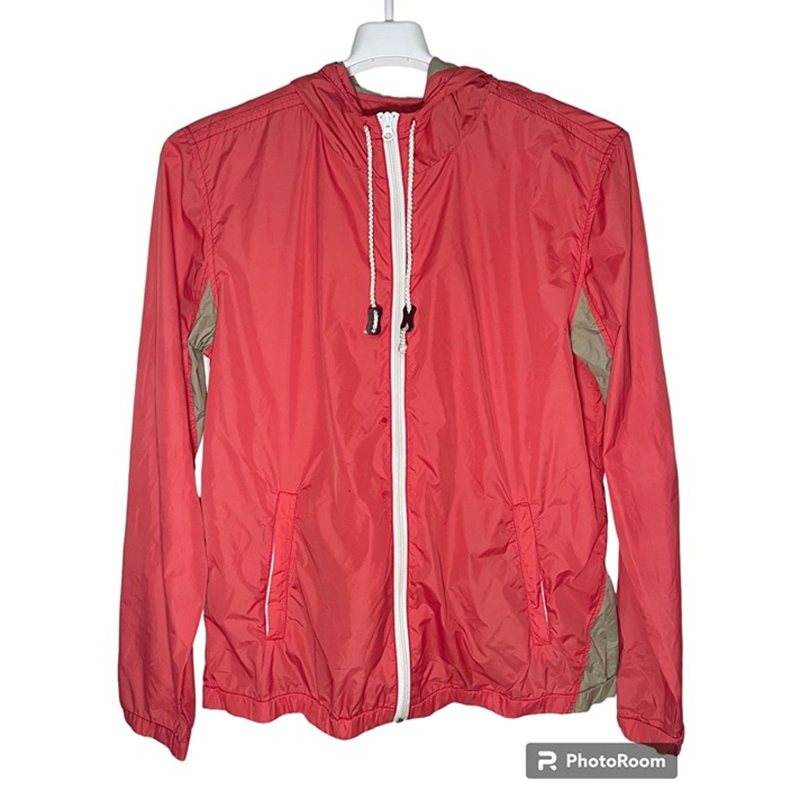 Brooklyn Industries Brooklyn Industries Pink Windbreaker Hooded Women's Size L Size L / US 10 / IT 46 - 3 Thumbnail