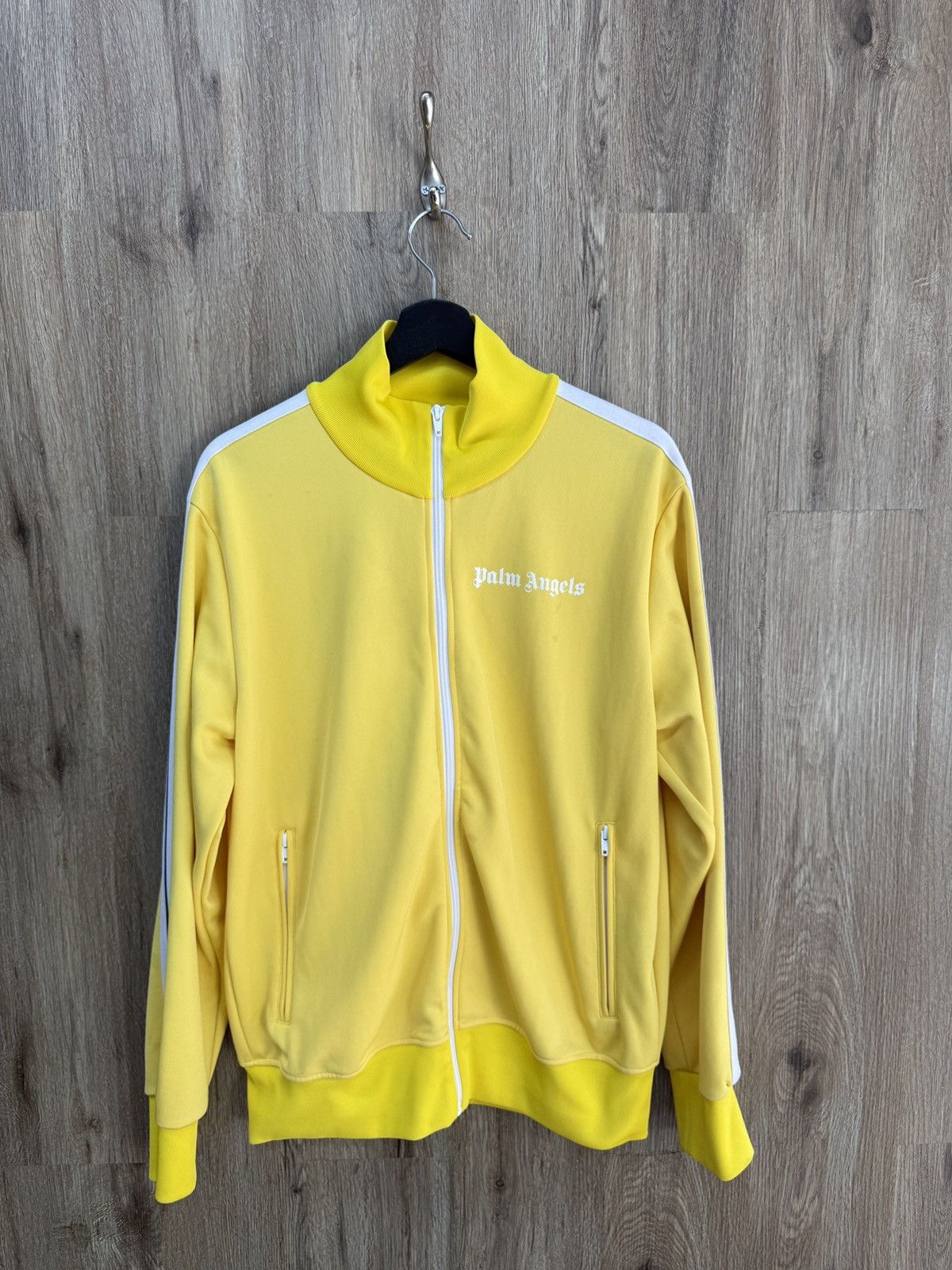 Palm Angels Palm Angels Yellow Track Jacket Size US L / EU 52-54 / 3 - 1 Thumbnail