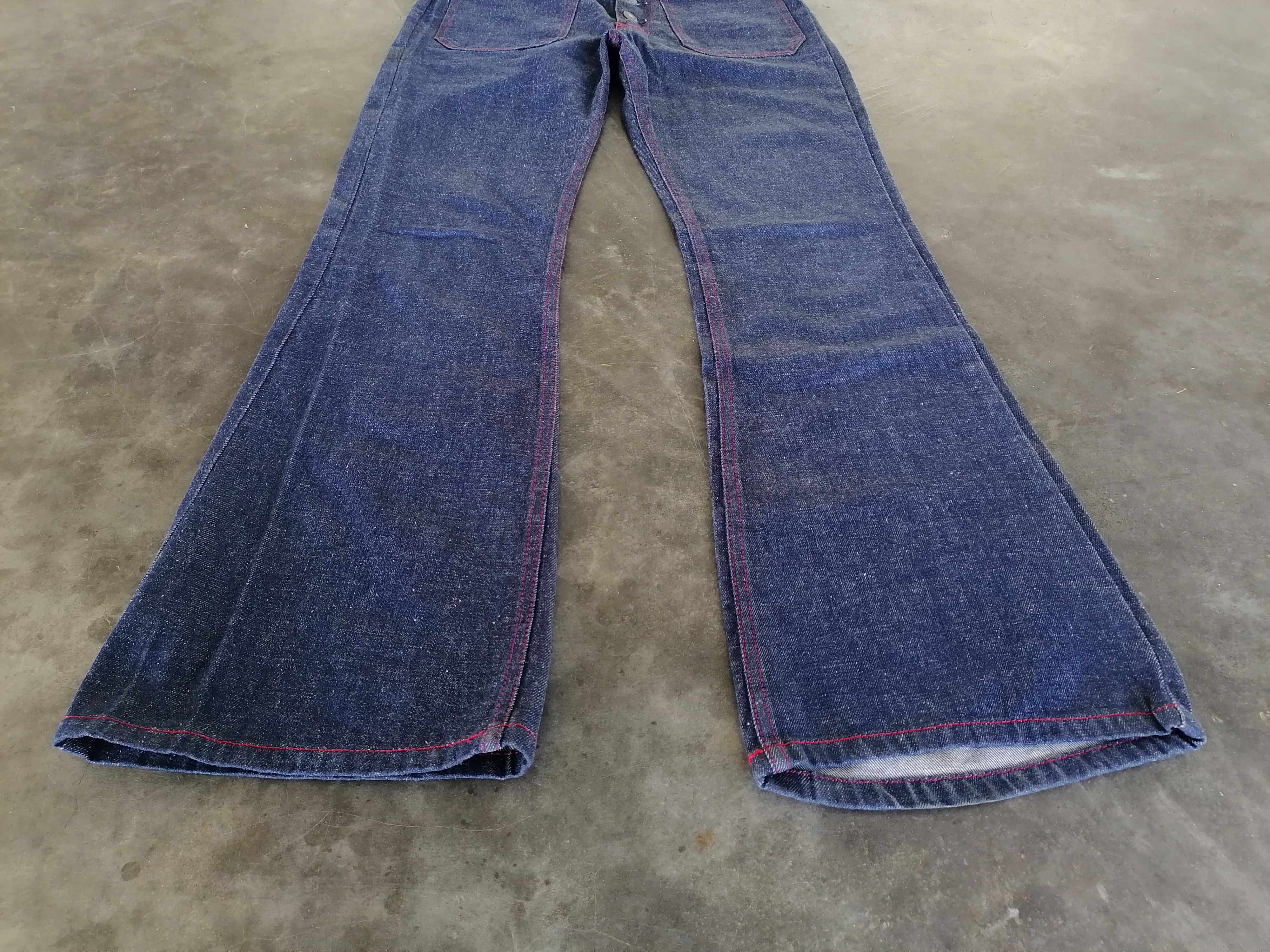 Levi's Vintage Clothing Vintage 60/70s Levi's 510 Denim Flare Bushpants Size US 29 - 2 Thumbnail