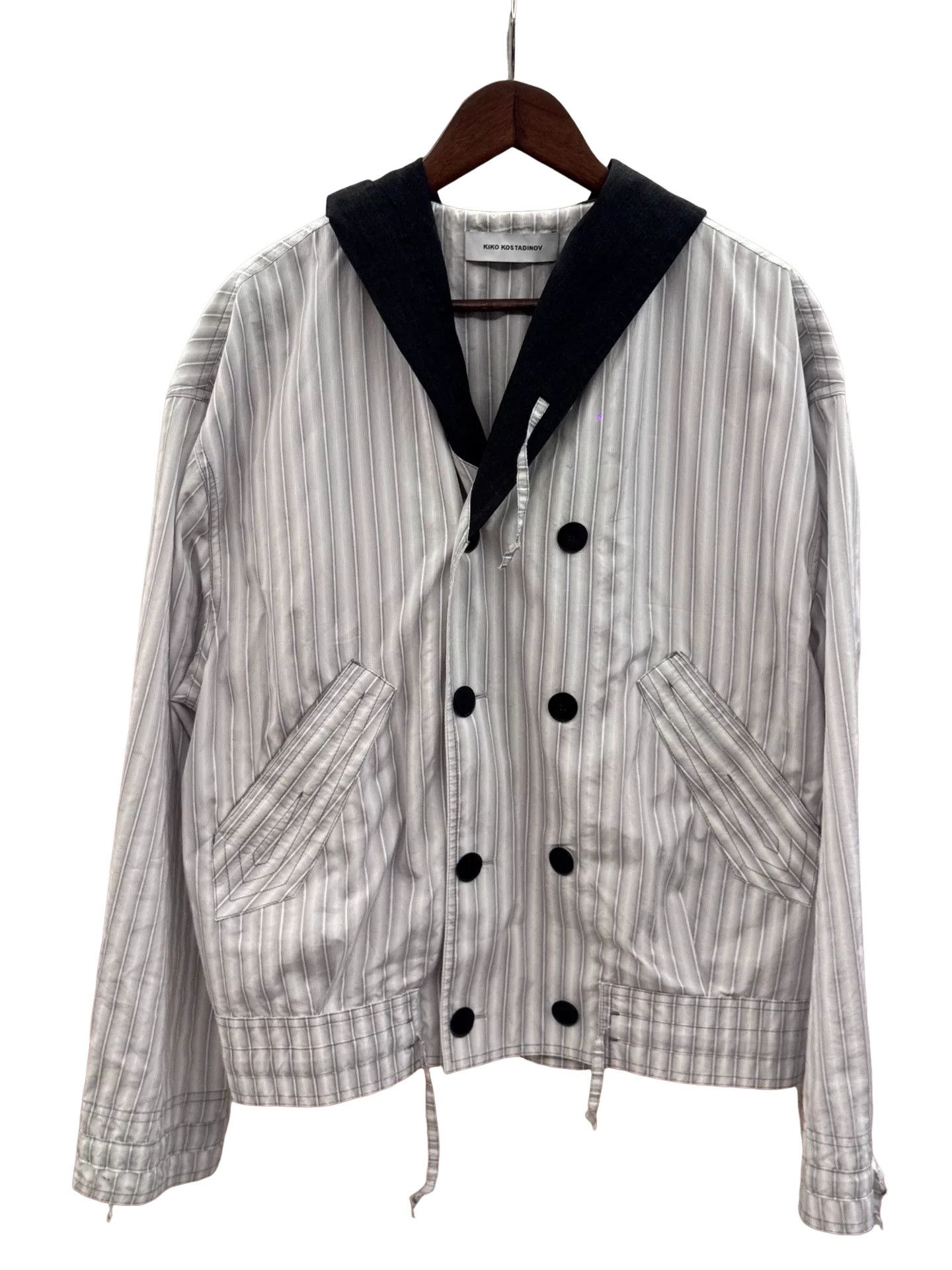 Kiko Kostadinov Kiko Kostadinov Striped Hooded Jacket Size S Size US S / EU 44-46 / 1 - 1 Thumbnail