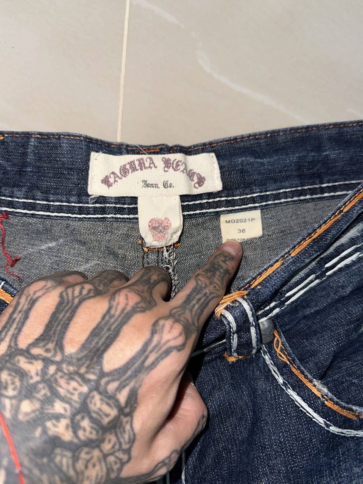 Affliction × Vintage Vintage Laguna Beach jeans Size US 36 / EU 52 - 6 Thumbnail