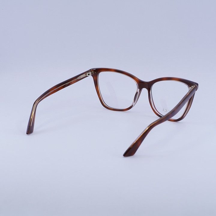 Gucci Gucci GG1817O 004 Eyeglasses Medium Havana/Light Mauve 55mm Size ONE SIZE - 4 Thumbnail