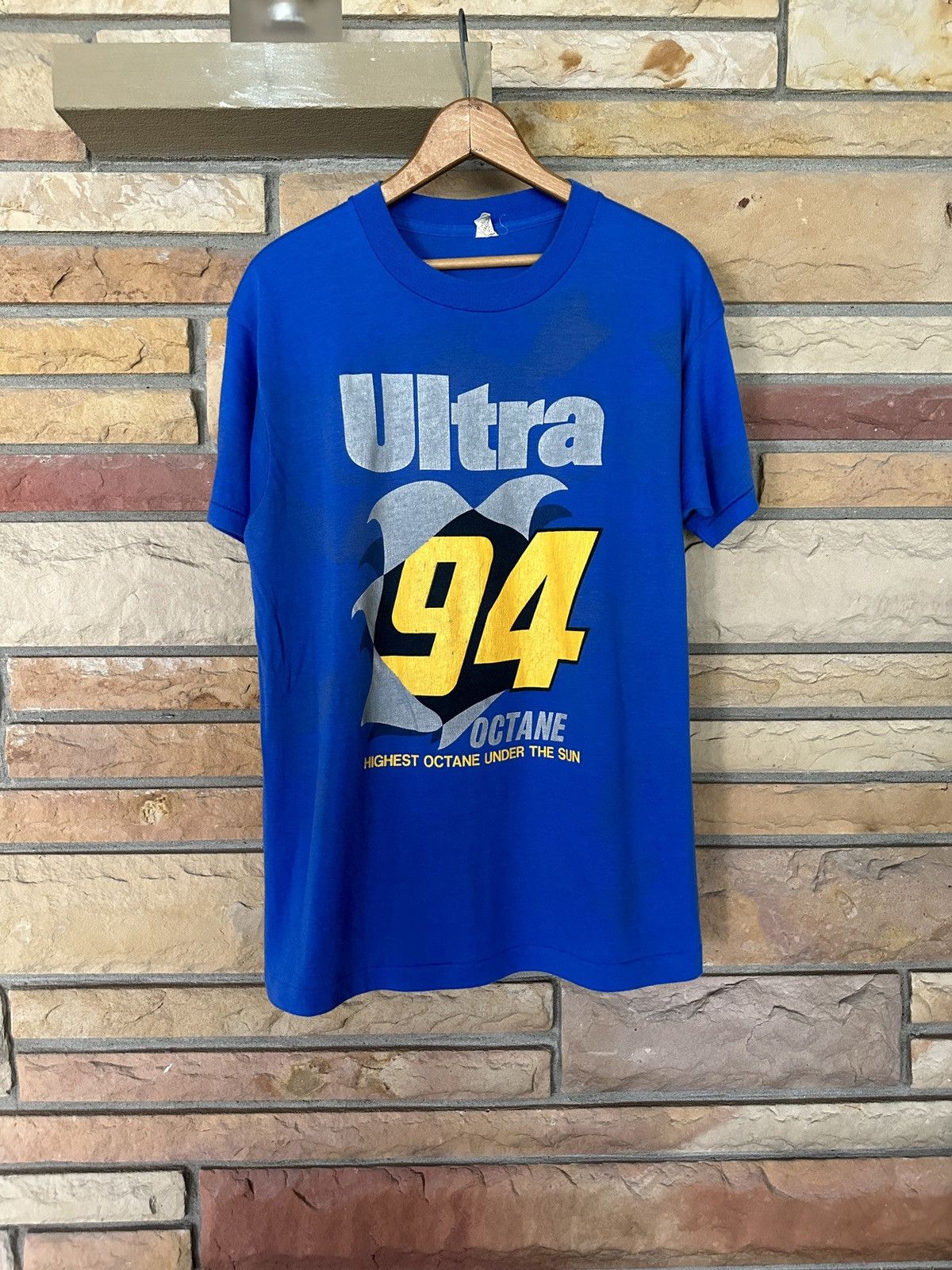 Vintage Vintage 80s Sunoco Ultra 94 Octane Double Sided Graphic Tee Size US L / EU 52-54 / 3 - 1 Thumbnail