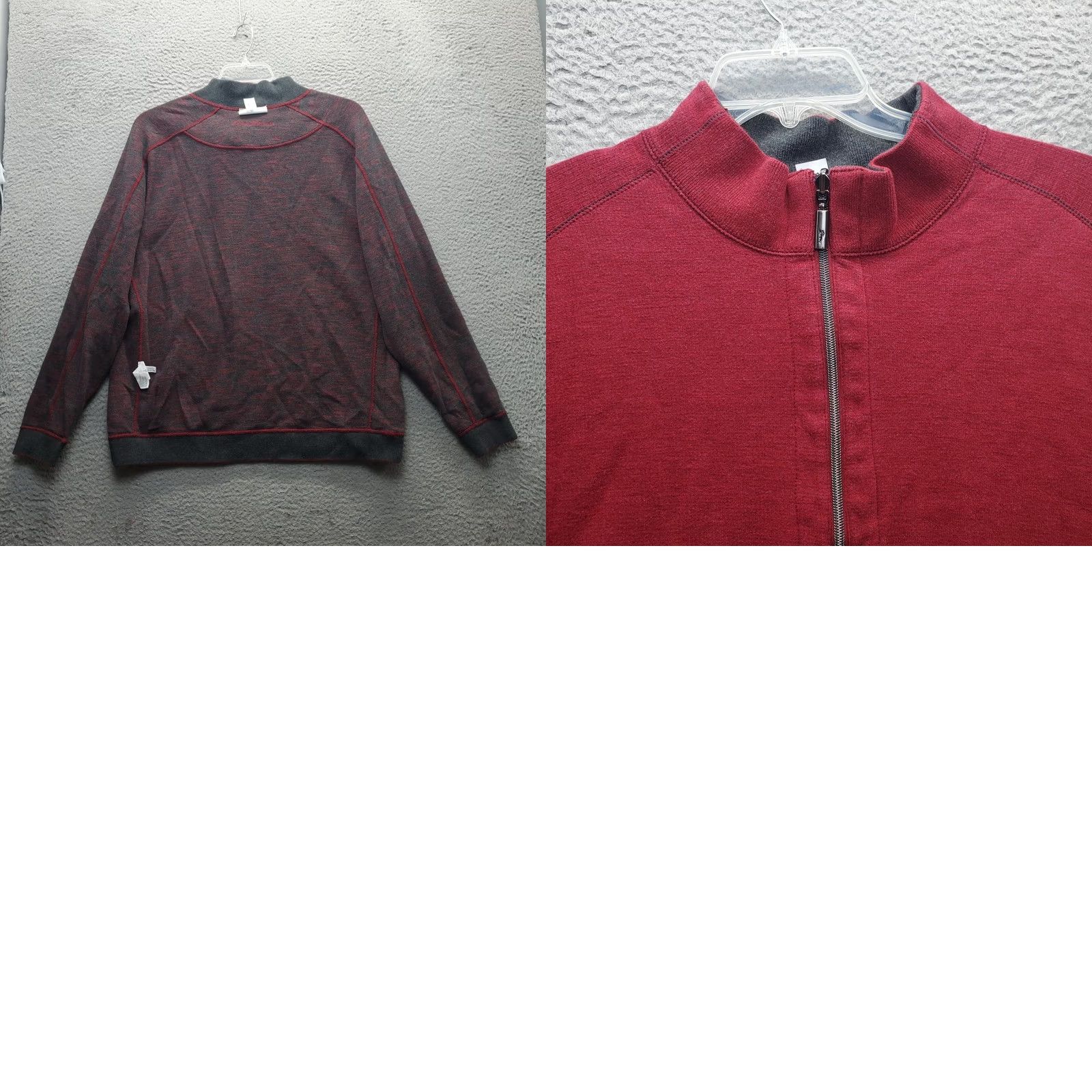 Tommy Bahama Tommy Bahama Reversible Sweatshirt Men XL Multicolor Mock Neck 1/2 Zip Pullover Size XL Men Size US XL / EU 56 / 4 - 8 Thumbnail