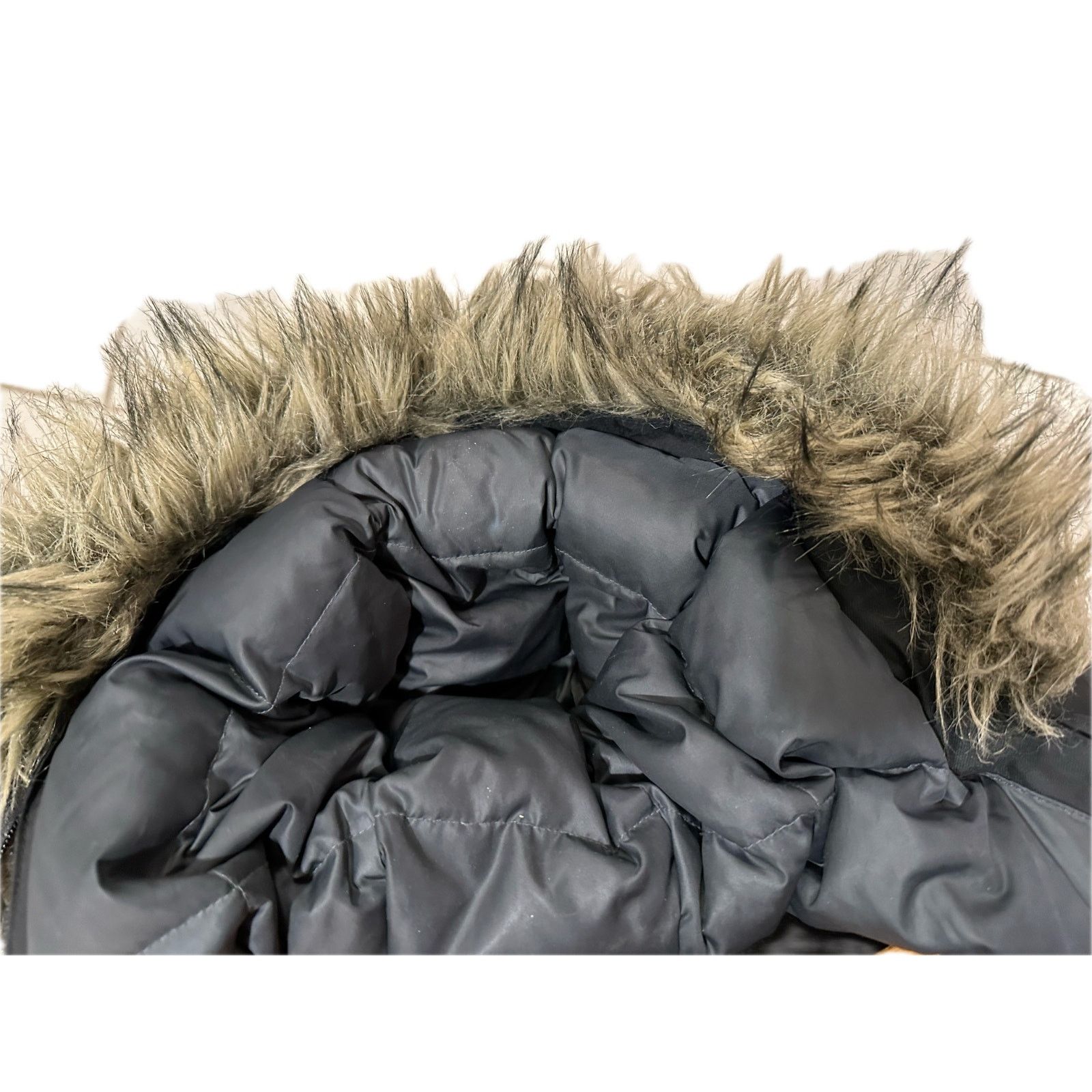 Eddie Bauer Men's Large Down Parka Black WeatherEdge Goose Feather Hood Size US L / EU 52-54 / 3 - 8 Thumbnail