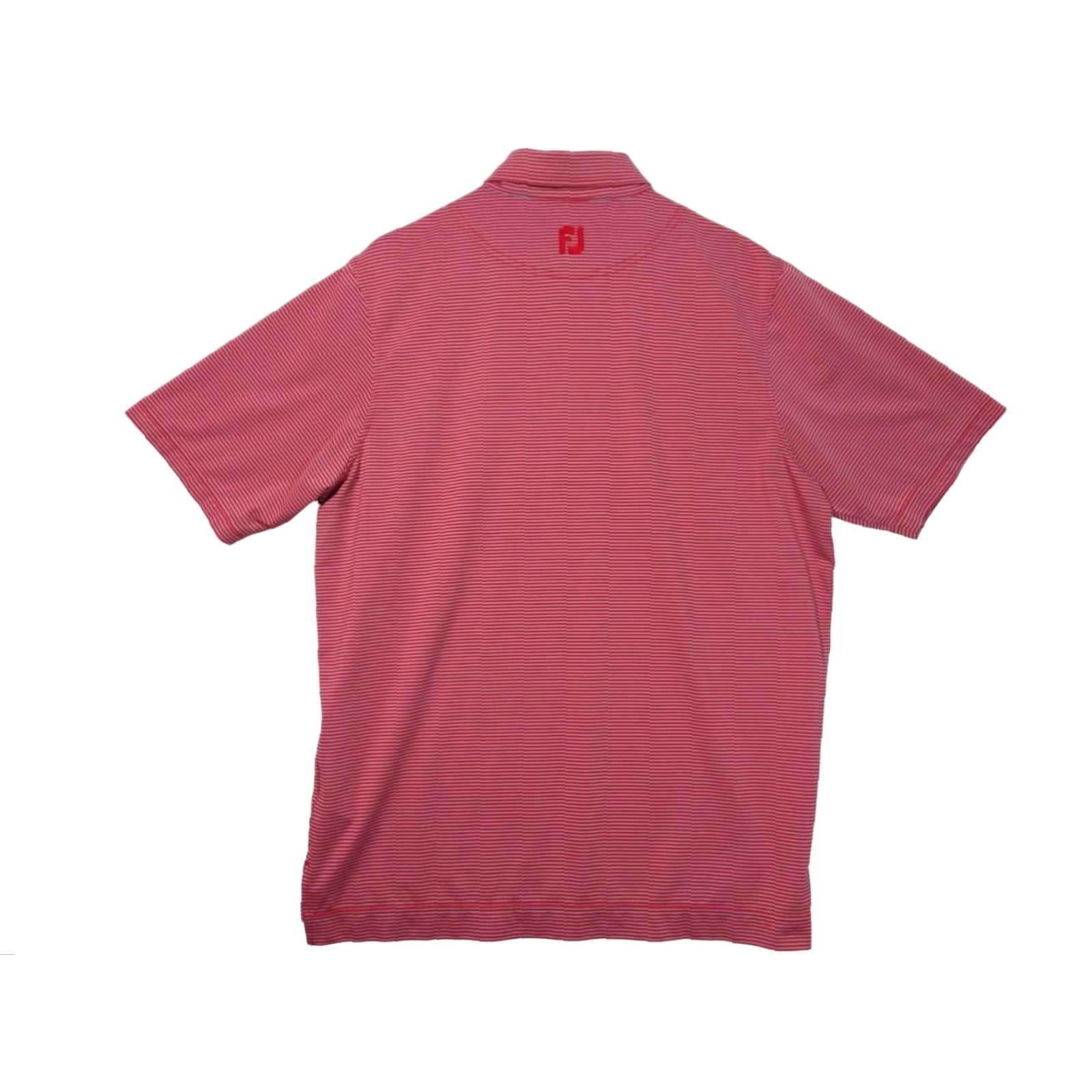 Footjoy FootJoy Polo Shirt Mens Large Gray Striped Performance Golf Athletic Fit Size US L / EU 52-54 / 3 - 2 Thumbnail