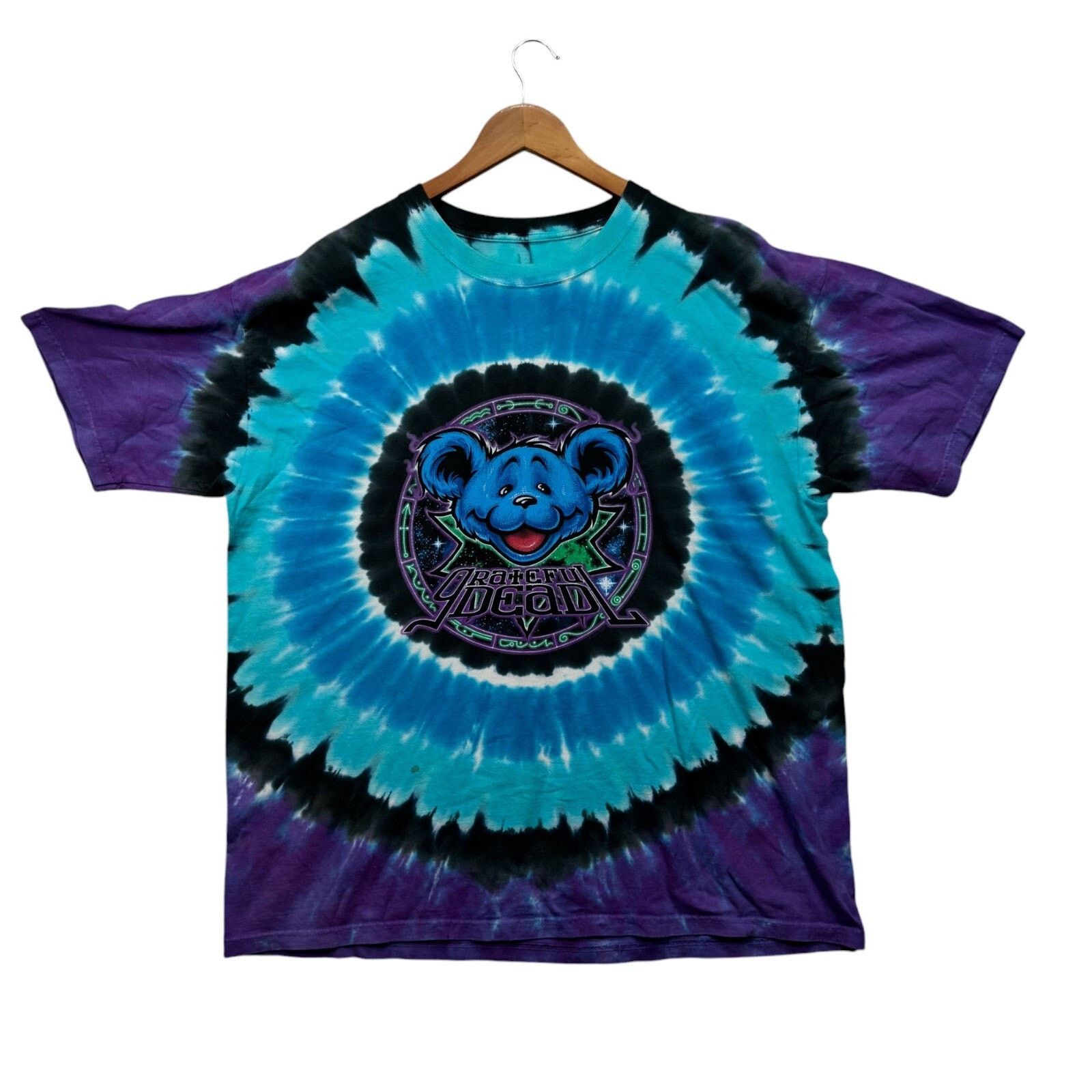 Grateful Dead VTG Grateful Dead Bear Tie Dye Sphere Band Jerry Shirt 2XL Size US XXL / EU 58 / 5 - 1 Thumbnail