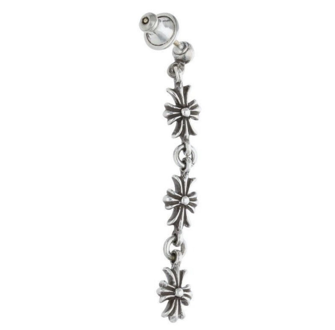 Chrome Hearts Chrome Hearts tiny ECH Plus 3 Drop Earring Size ONE SIZE - 2 Thumbnail