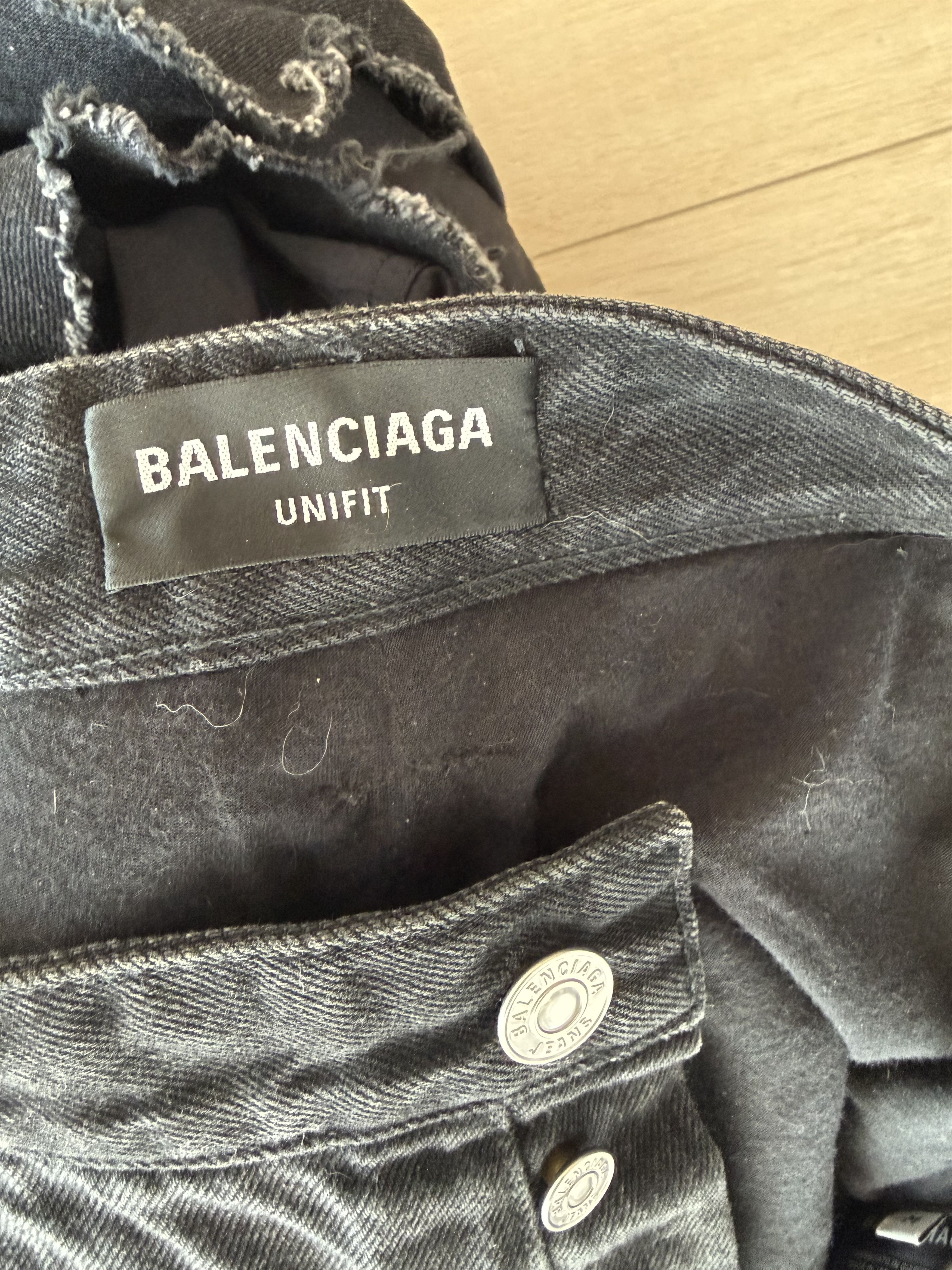 Balenciaga Balenciaga Hybrid Slashed Jeans Size US 32 / EU 48 - 7 Thumbnail