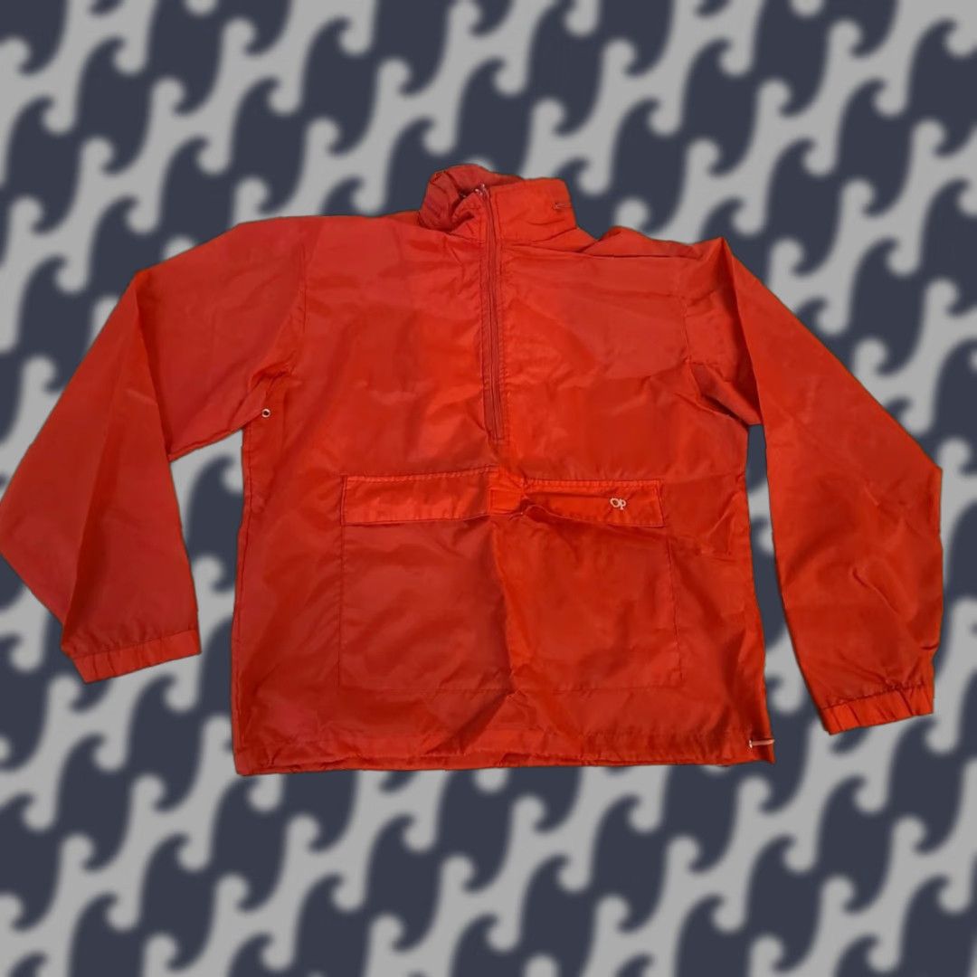 Vintage VINTAGE OP Weather Wear Jacket Mens M Red Windbreaker Zip Pockets 90s Retro Lightweight Lightweight Breathable Outdoor Size US M / EU 48-50 / 2 - 1 Thumbnail