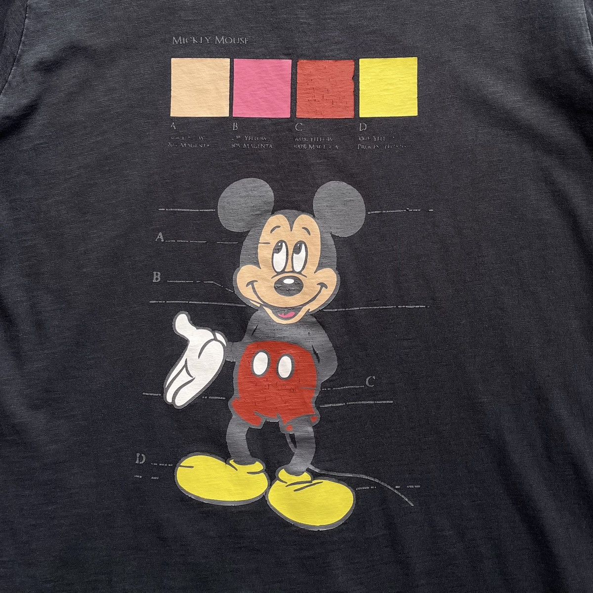 Disney × Undercover Undercover Mickey Mouse Sunfaded Tee Size US L / EU 52-54 / 3 - 3 Thumbnail