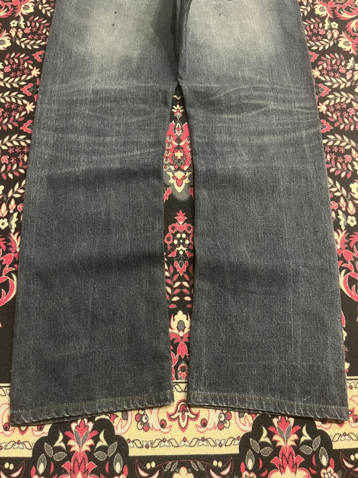Japanese Brand Vintage Japanese Brand And Rica Sulphur Washed Whisker Jeans Size US 34 / EU 50 - 10 Thumbnail