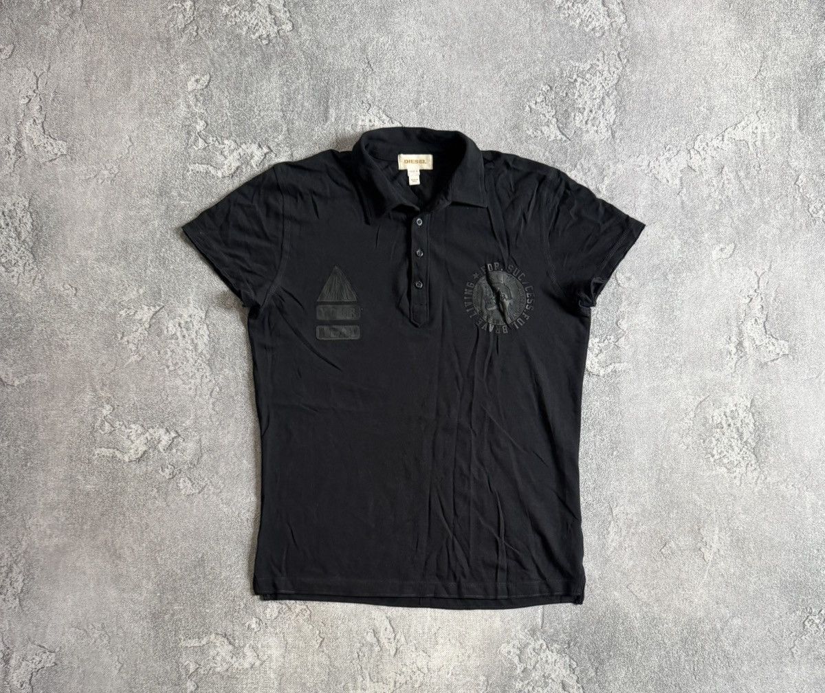 Diesel Diesel S/size polo tee tshirt y2k avantgarde black casual Size US S / EU 44-46 / 1 - 4 Thumbnail