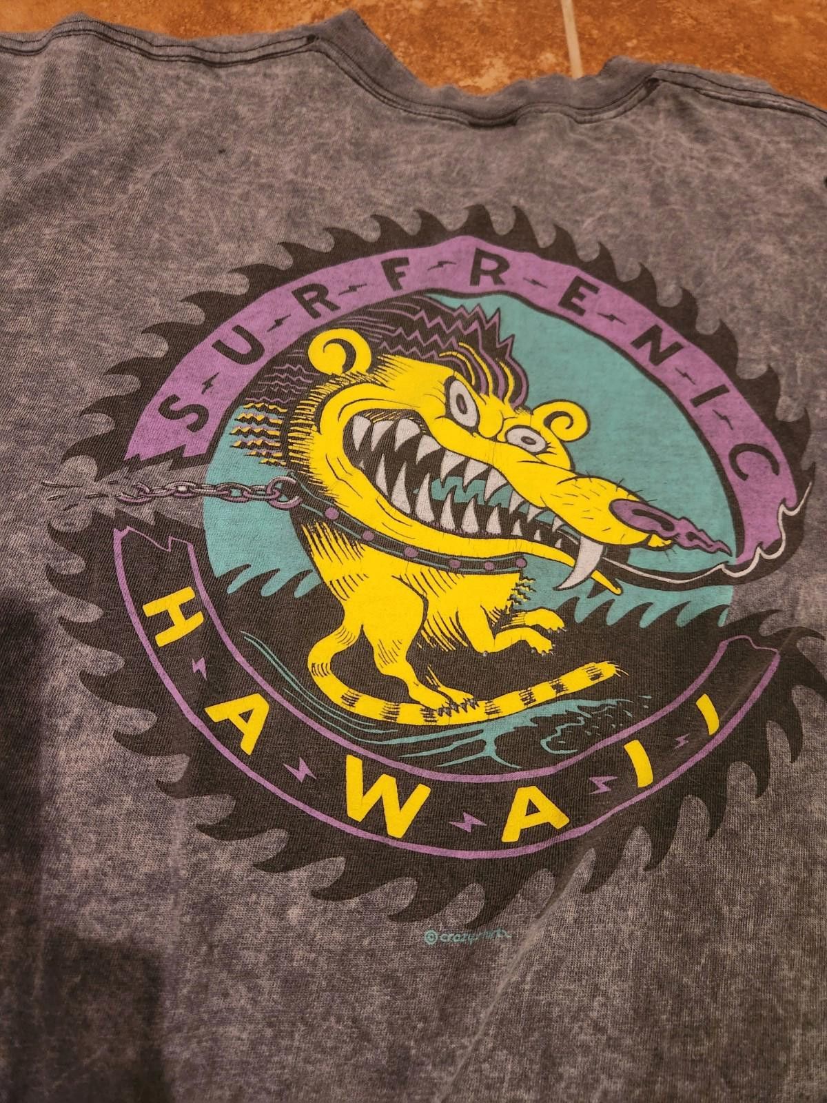 Vintage Vintage Hawaii Surf Tee Crazy Shirt Mens XL Size US XL / EU 56 / 4 - 2 Thumbnail