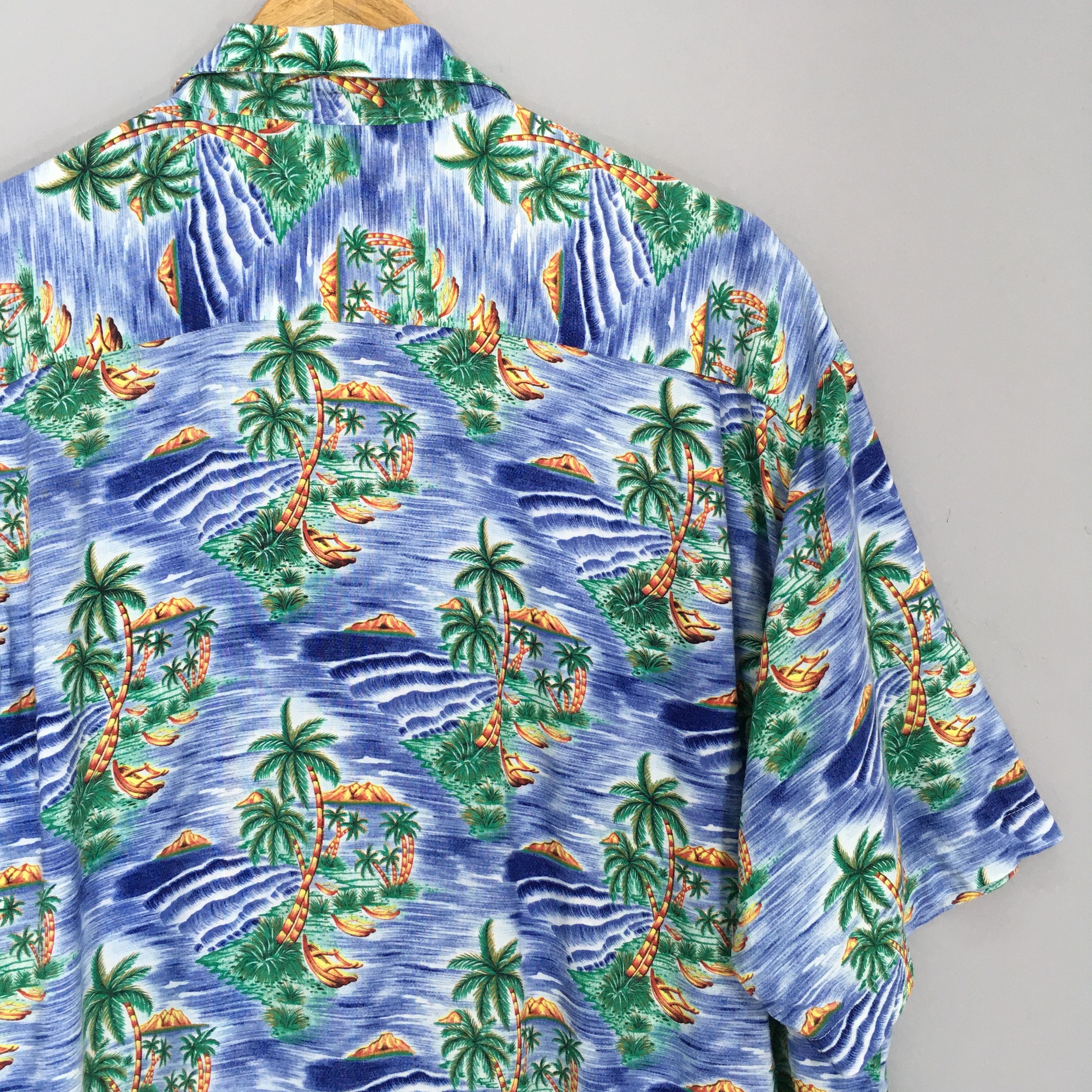 Vintage Vintage Maui Aloha Tropical Hawaiian Rayon Shirt XLarge Size US XL / EU 56 / 4 - 7 Thumbnail
