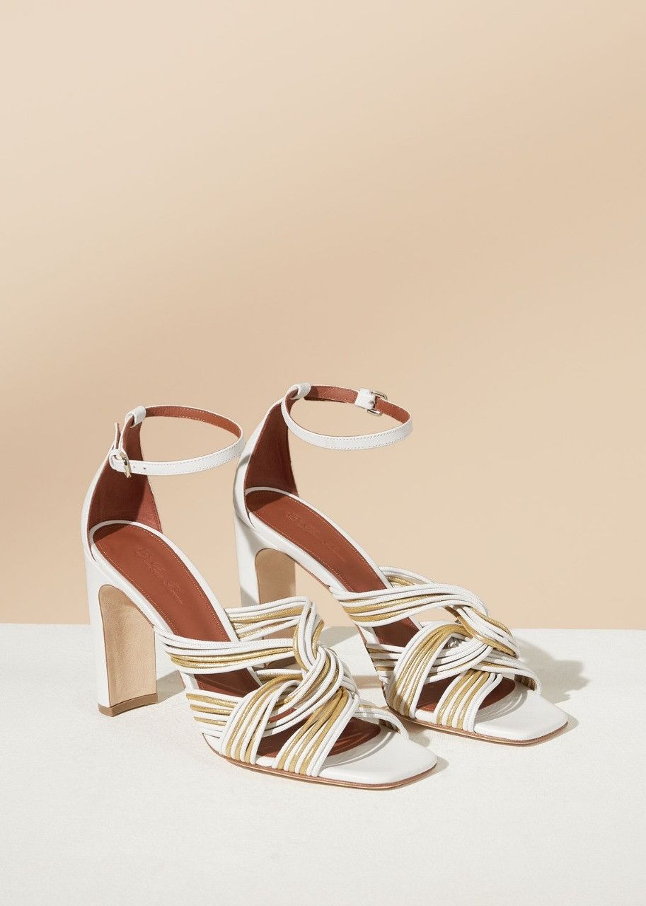 image of Loro Piana O1Srvl11E0424 Heel Shoes In White, Women's